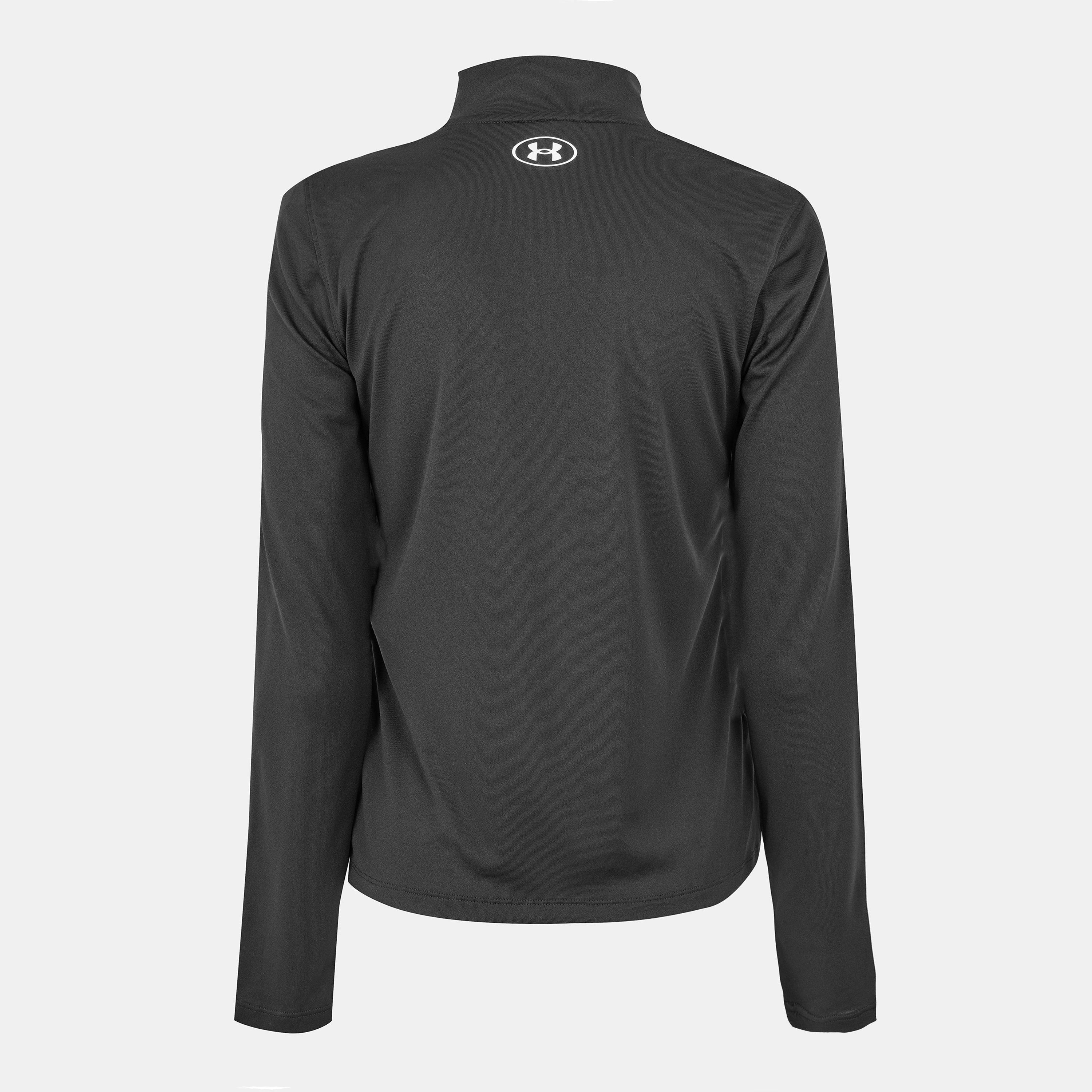 Zwart - Under Armour - Tech Tape Zipped Long-Sleeve Performance Gym Top - 2