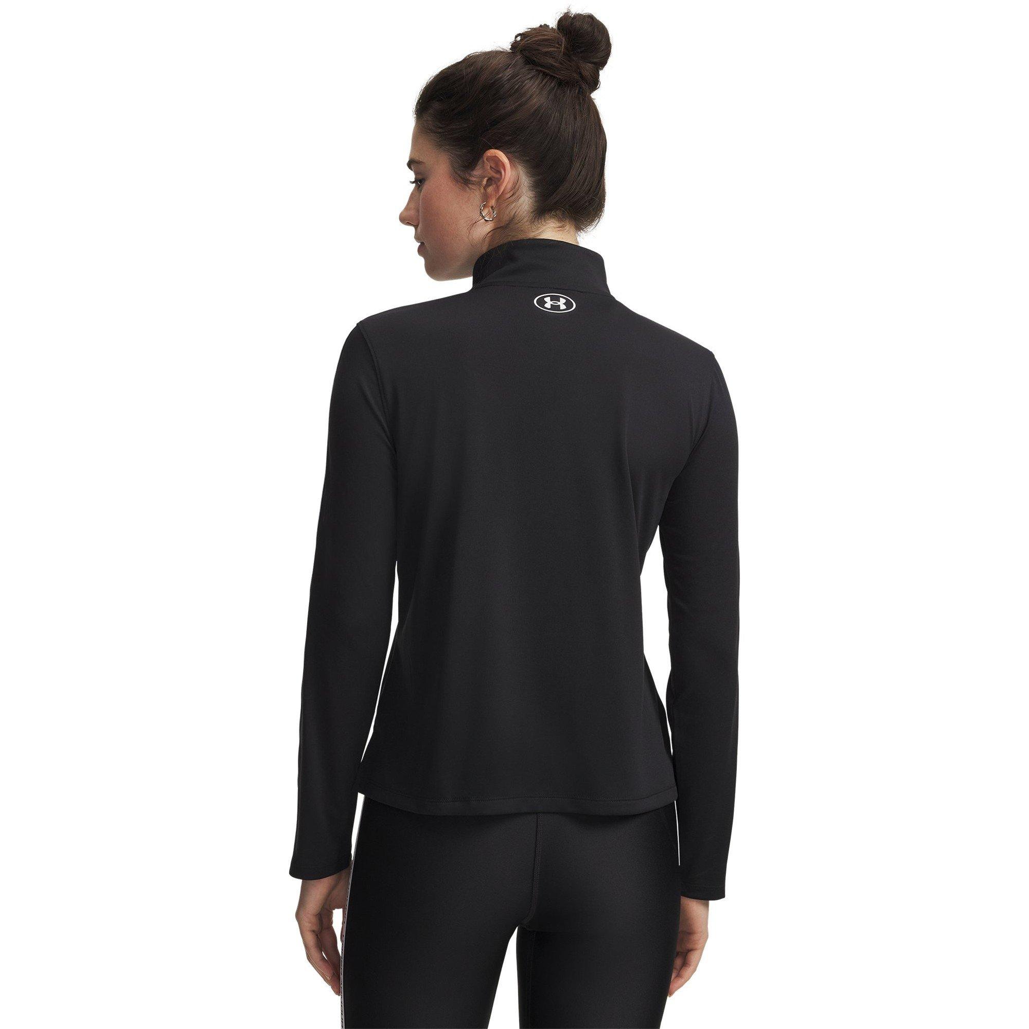 Zwart - Under Armour - Tech Tape Zipped Long-Sleeve Performance Gym Top - 4