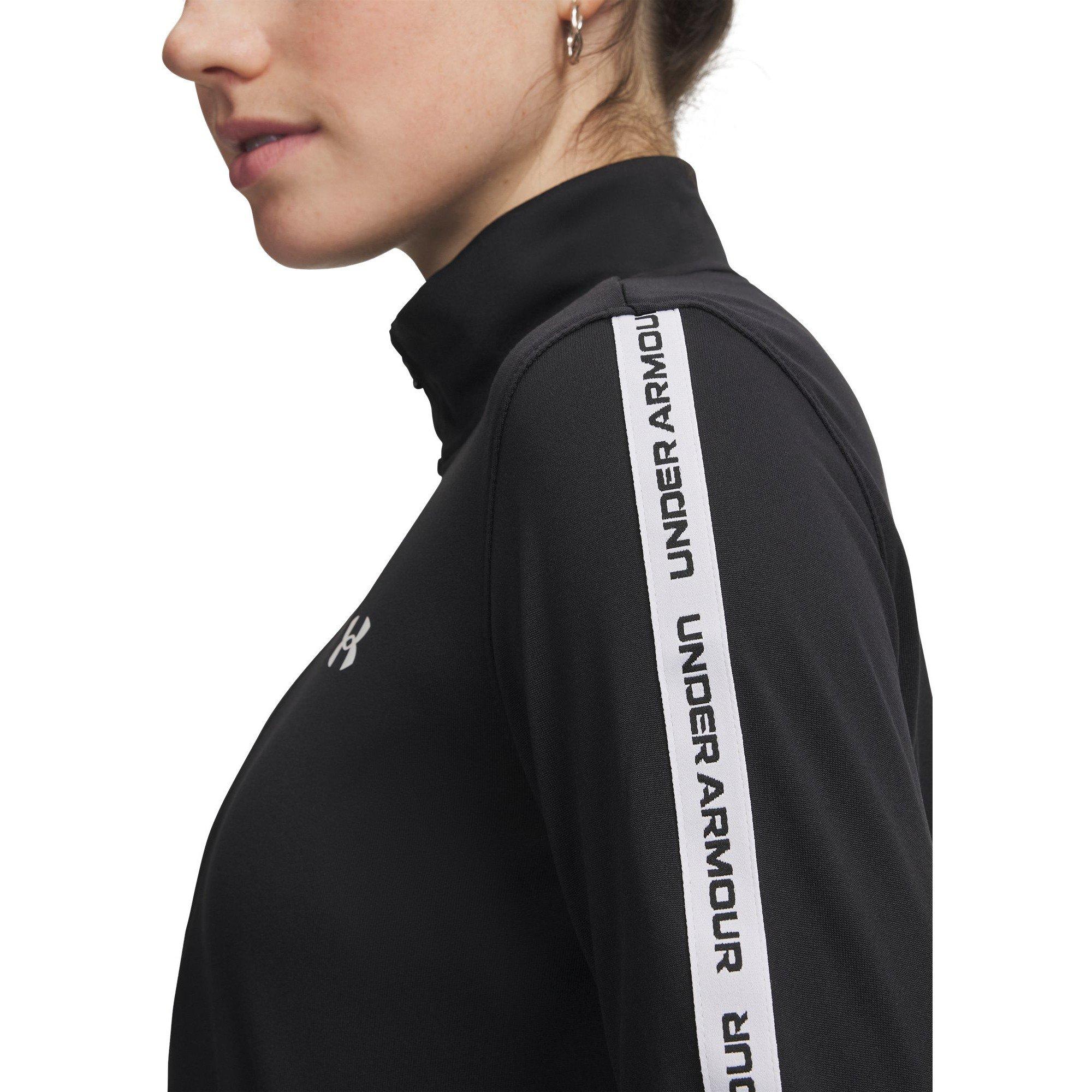Zwart - Under Armour - Tech Tape Zipped Long-Sleeve Performance Gym Top - 5