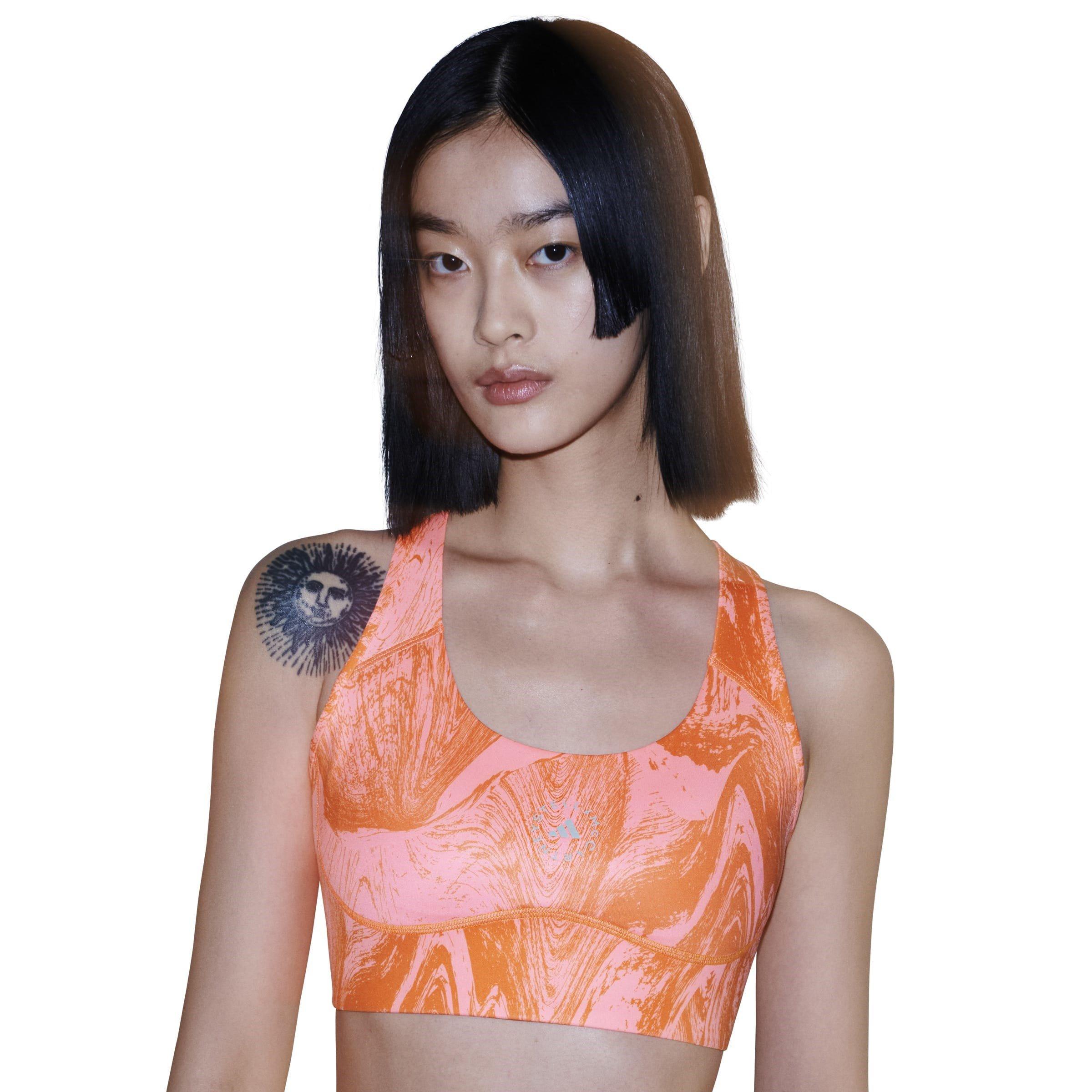 Light Flash Red - adidas - Low Impact Sports Bra - 3