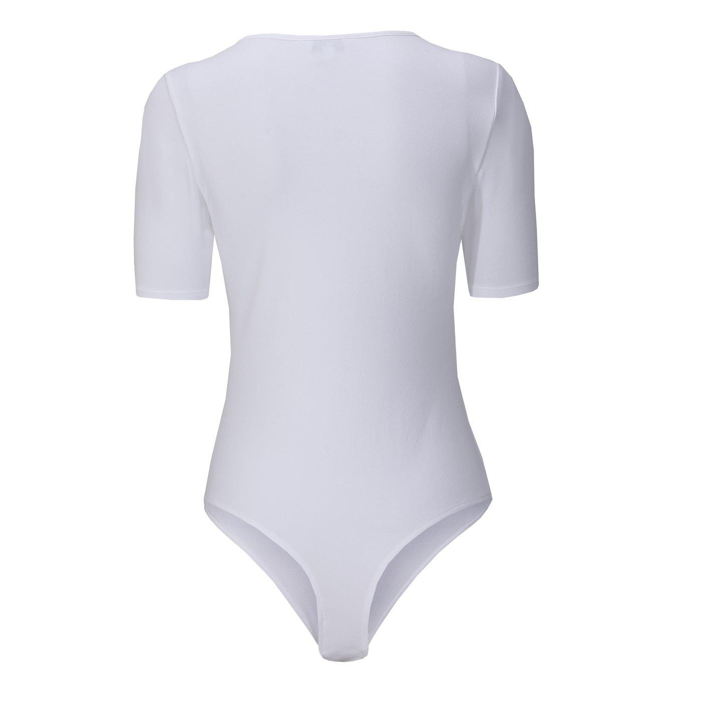 Weiß - Be You - Scoop Neck Bodysuit Womens - 2