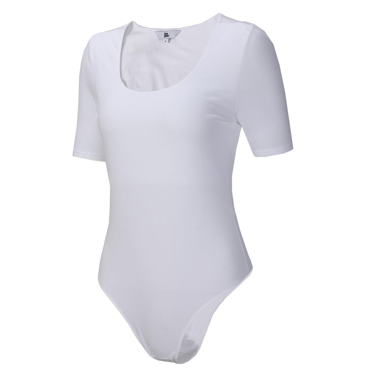 Weiß - Be You - Scoop Neck Bodysuit Womens - 3