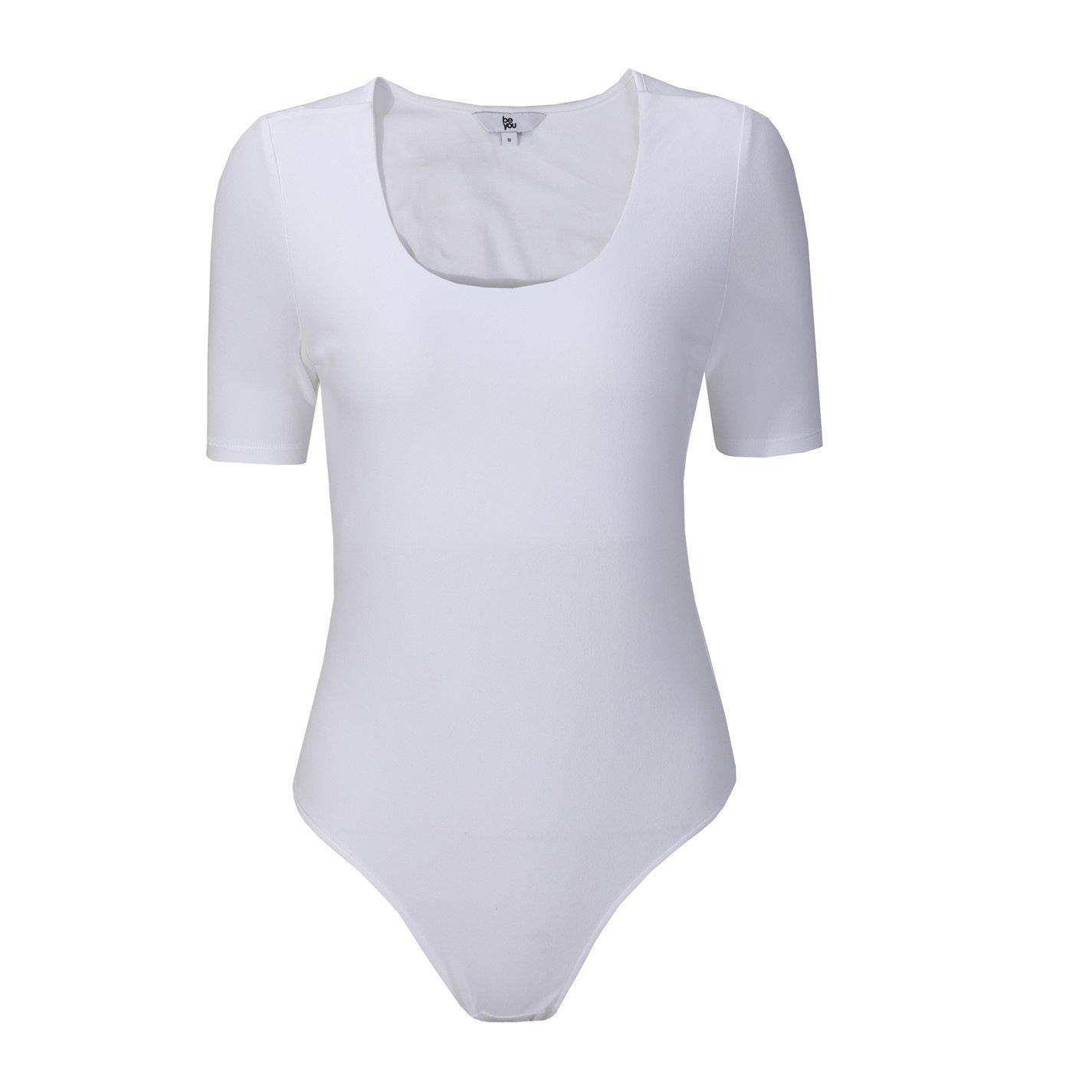 Weiß - Be You - Scoop Neck Bodysuit Womens - 4