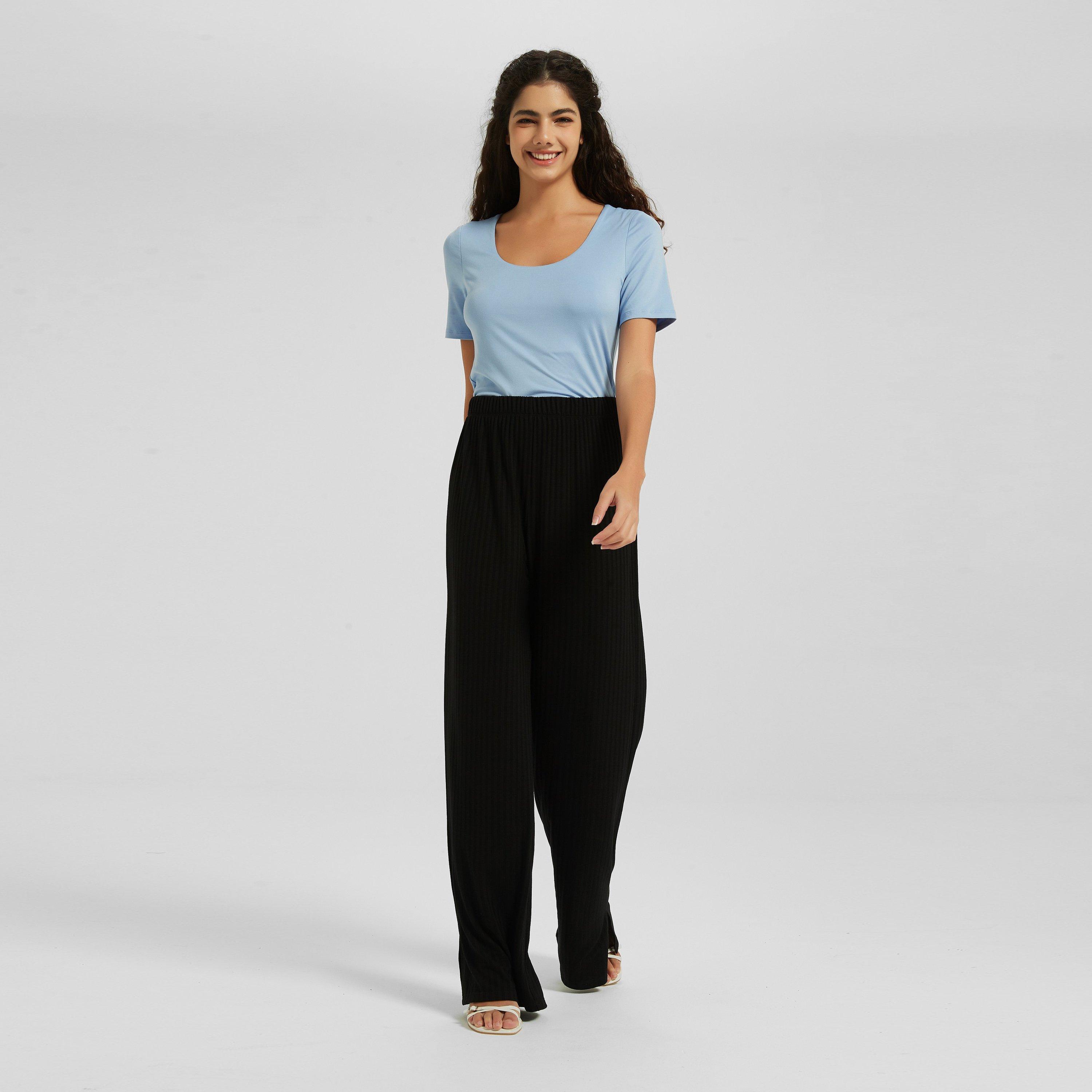 Pale Blue - Be You - Scoop Neck Bodysuit Womens - 3