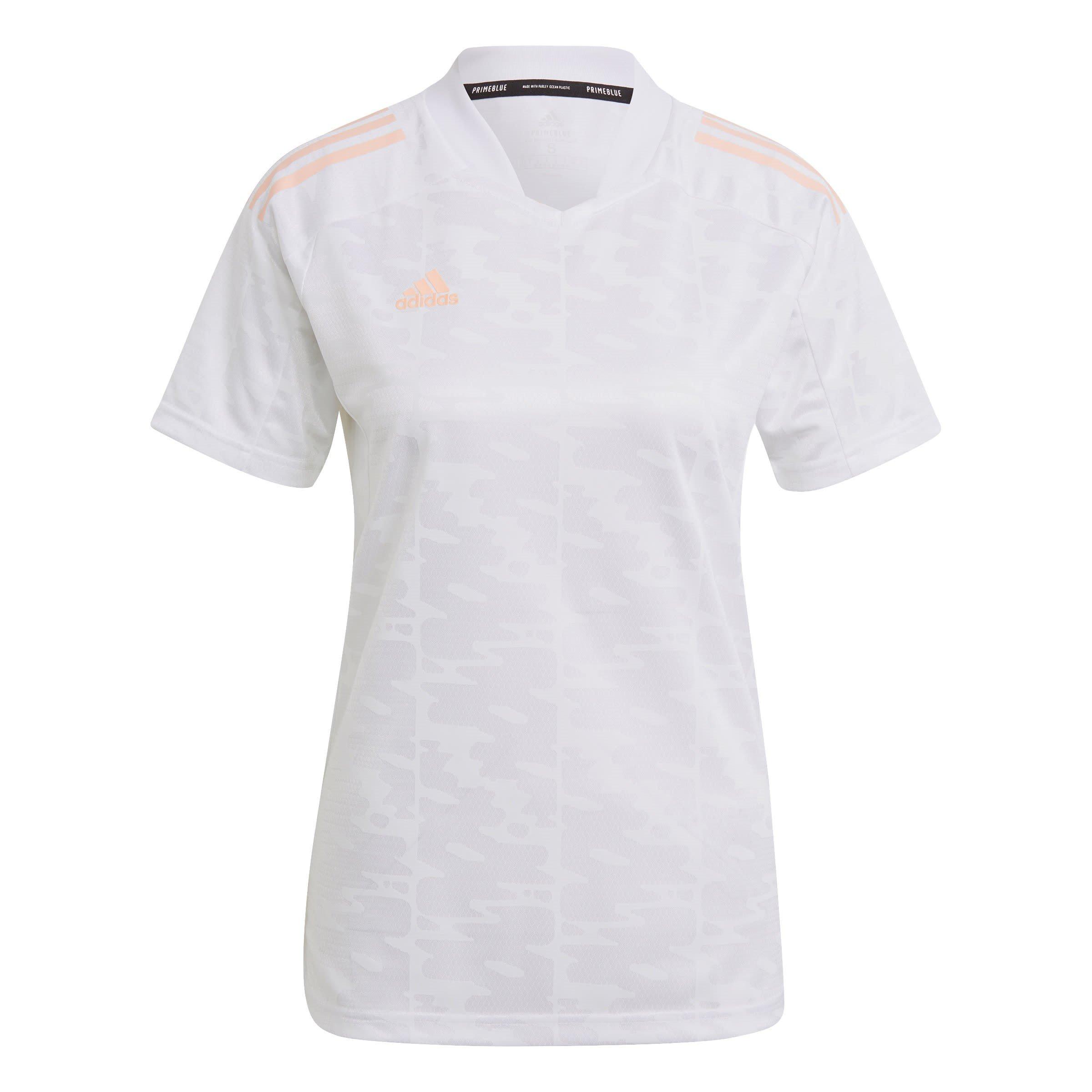 Adidas Women's Condivo21 Short-Sleeve Performance T-Shirt - White - 6 (XXS)