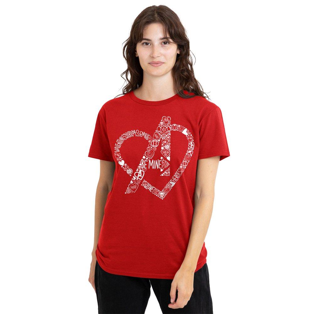 Red - Marvel - Avengers Heart Be Mine T-Shirt Red - 1