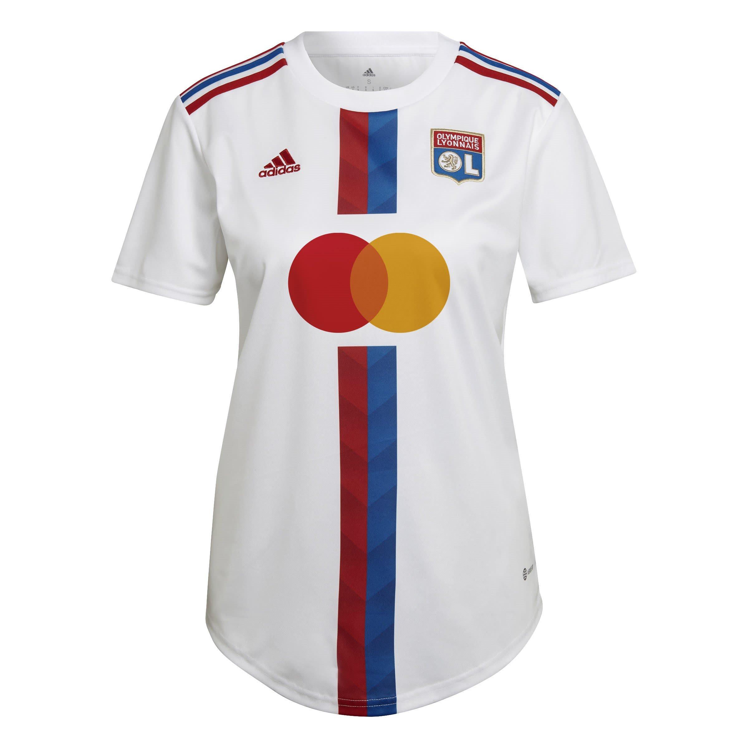 Bianco - adidas - Olympic Lyon Home Shirt 2022 2023 Womens - 1