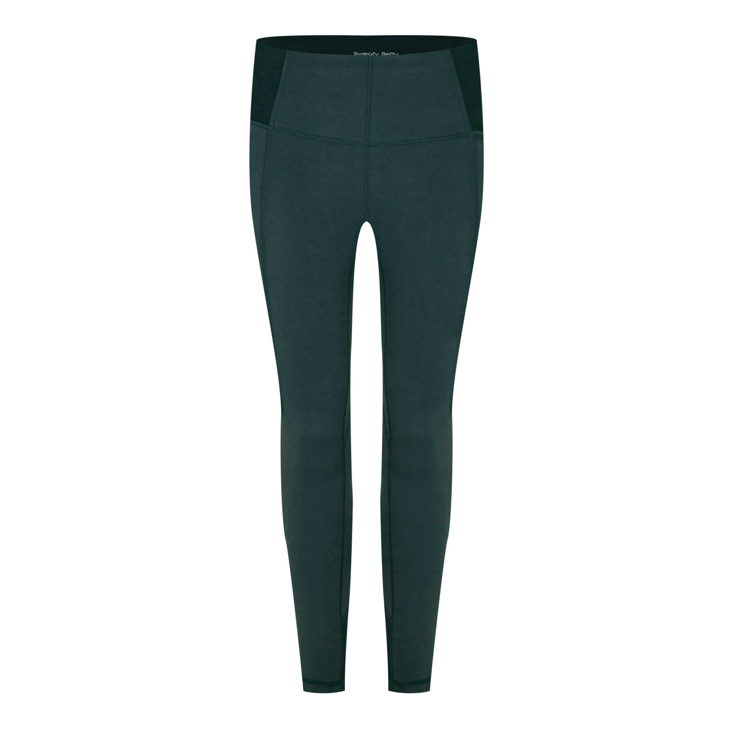Trek Green - Sweaty Betty - Super Soft Ribbed Yoga Leggings - 7
