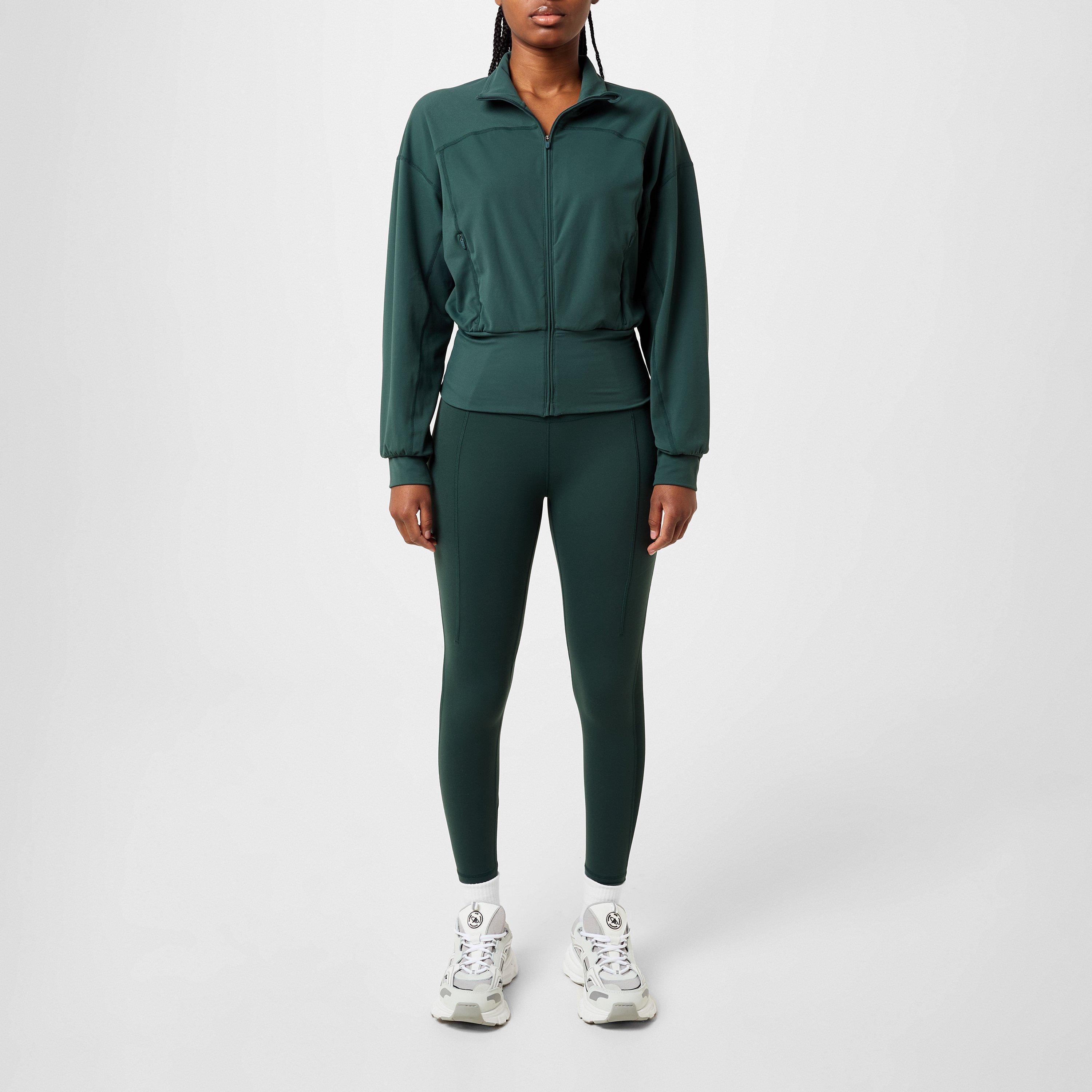 Trek Green - Sweaty Betty - Super Soft Ribbed Yoga Leggings - 4