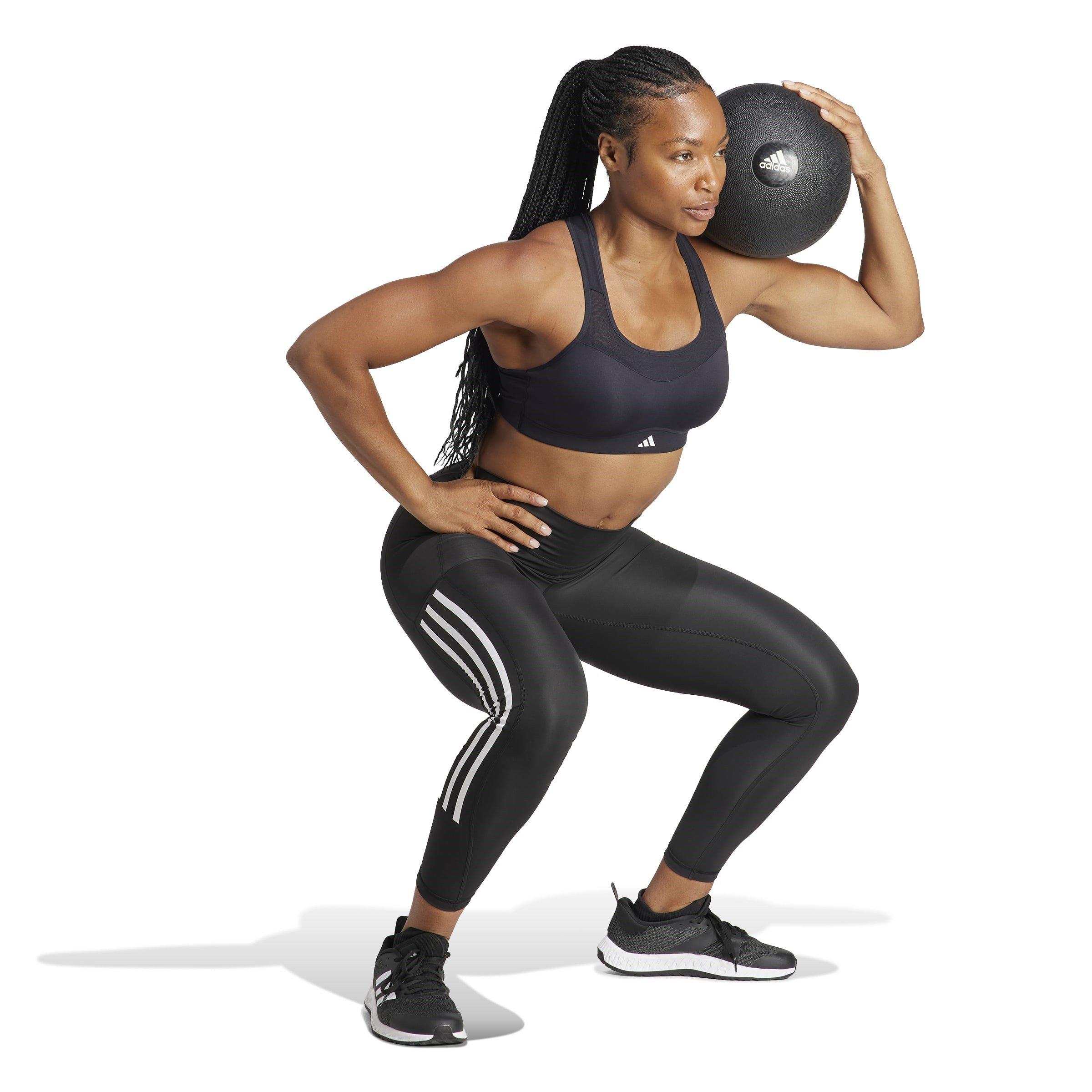 Noir - adidas - TLRD Impact Training Womens High Support Sports Bra - 5