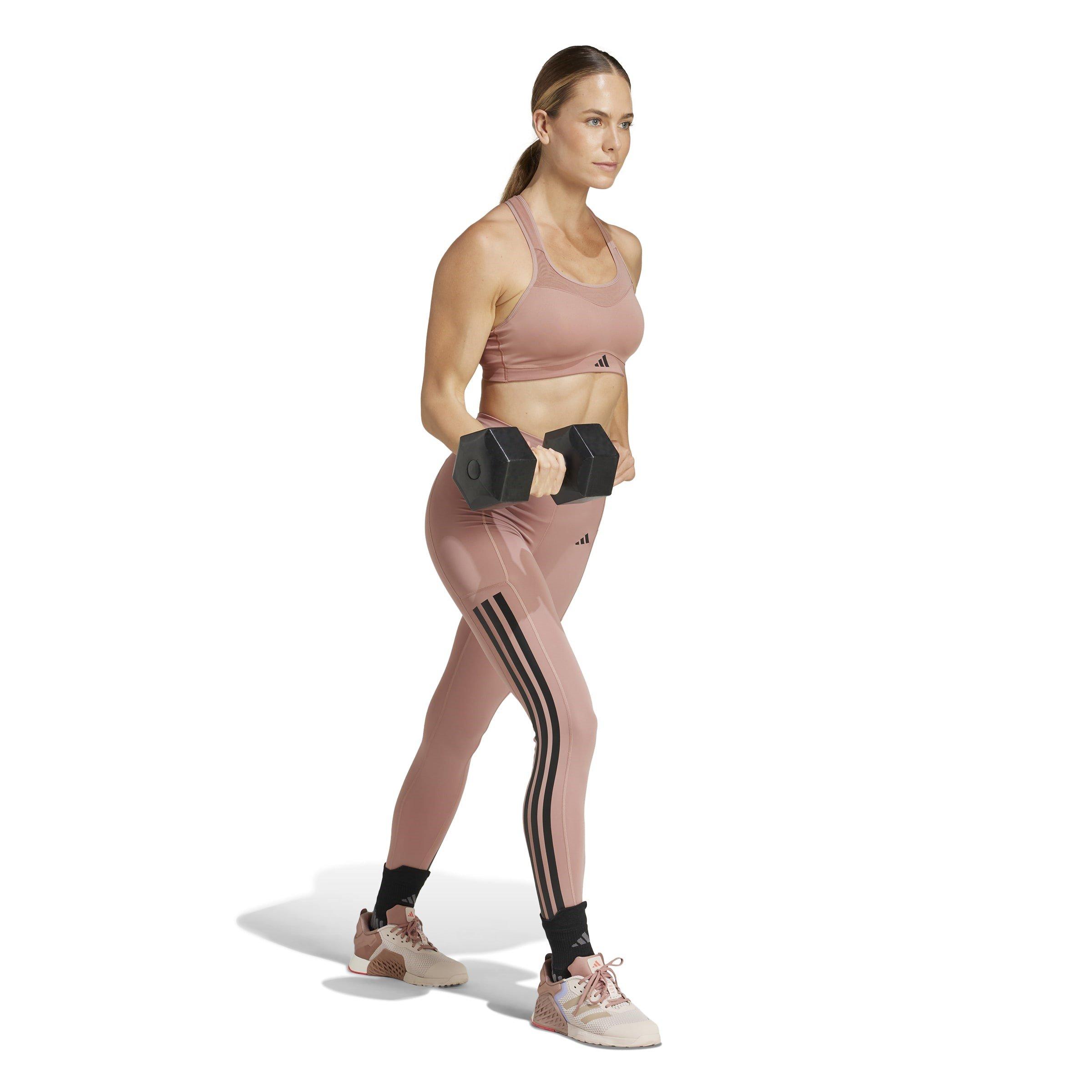 Warm Clay - adidas - TLRD Impact Training Womens High Support Sports Bra - 5