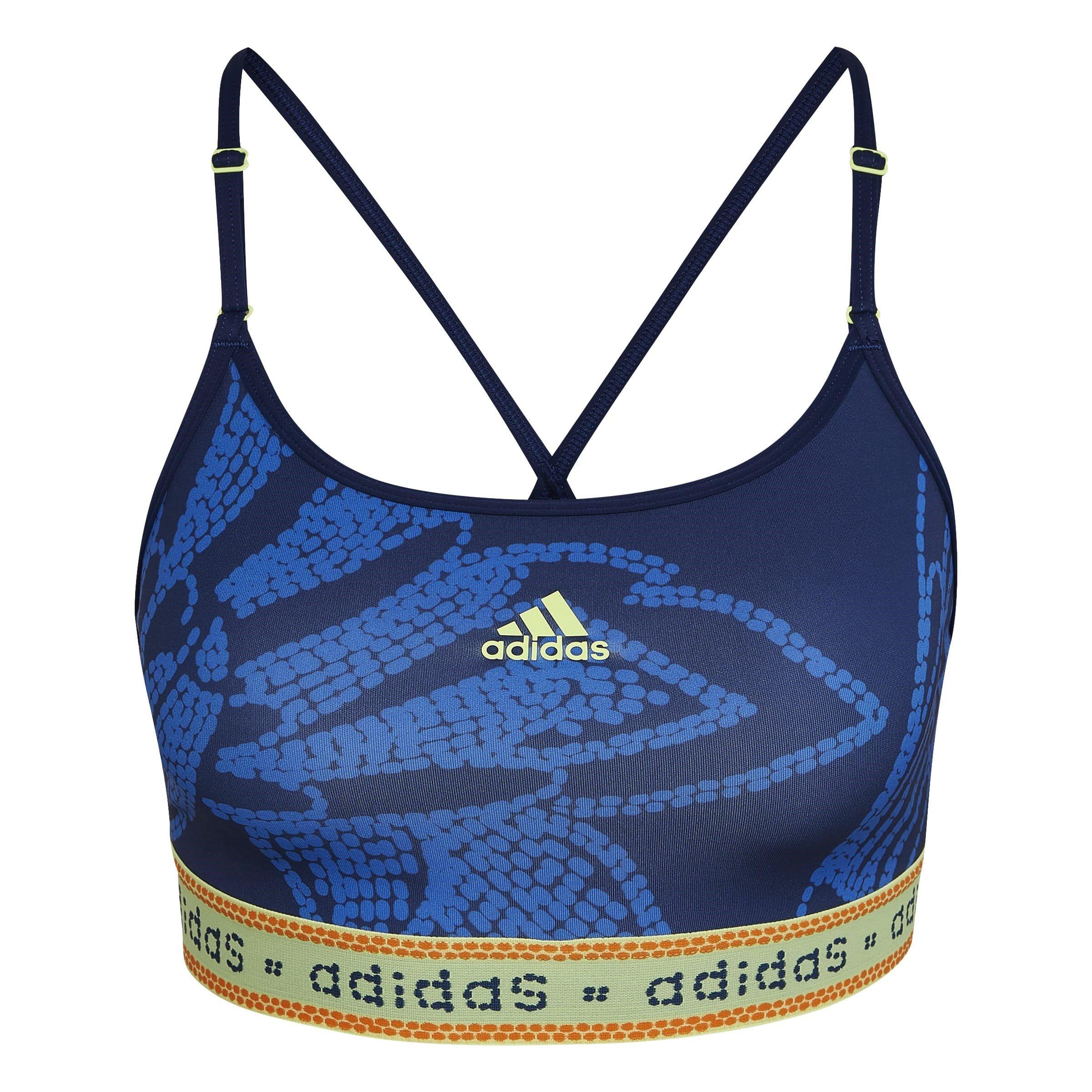 Adidas Women's Medium Impact Sports Bra - Blue - 38B