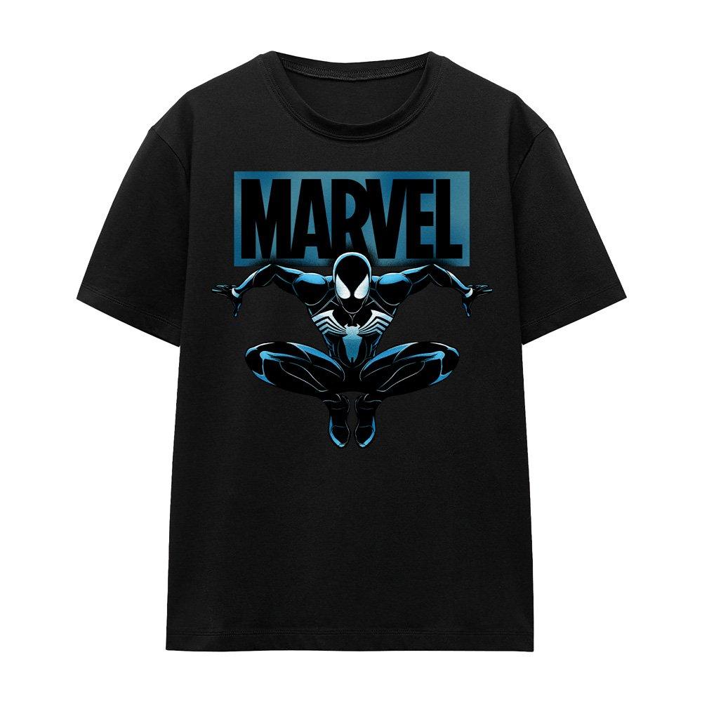 Black - Marvel - SpiderMan 2 Gamerverse Spider Symbiote T-Shirt Bl - 4