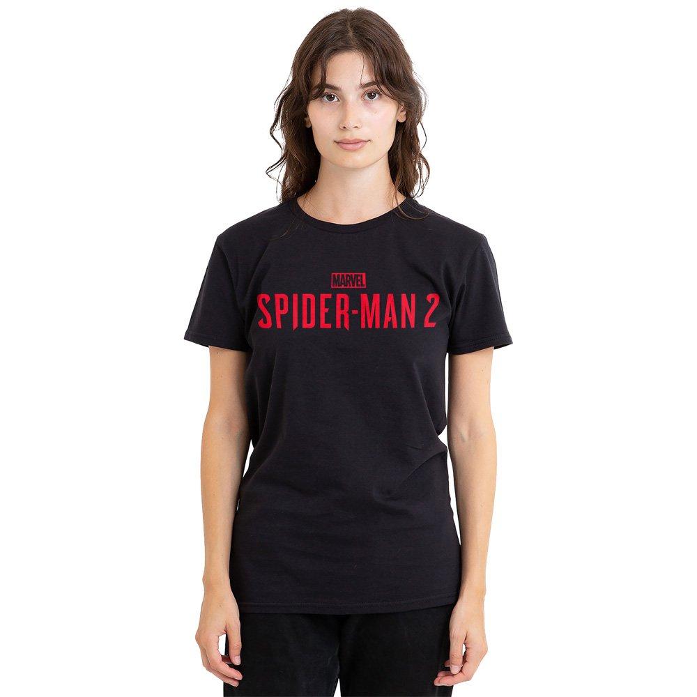Black - Marvel - SpiderMan 2 Gamerverse Red Logo T-Shirt Black - 1