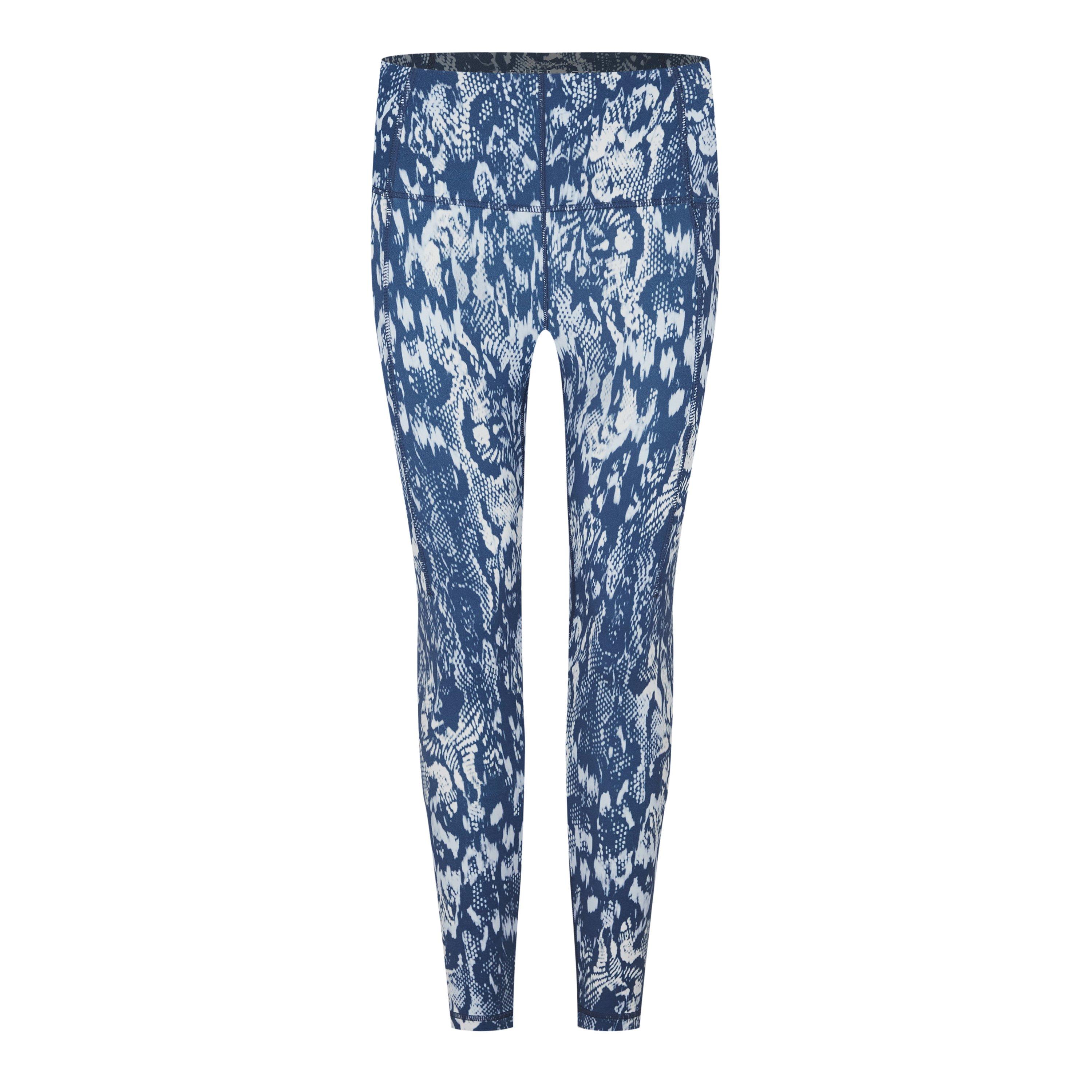 Blue Snake - Sweaty Betty - Super Soft 7/8 Yoga Leggings - 6