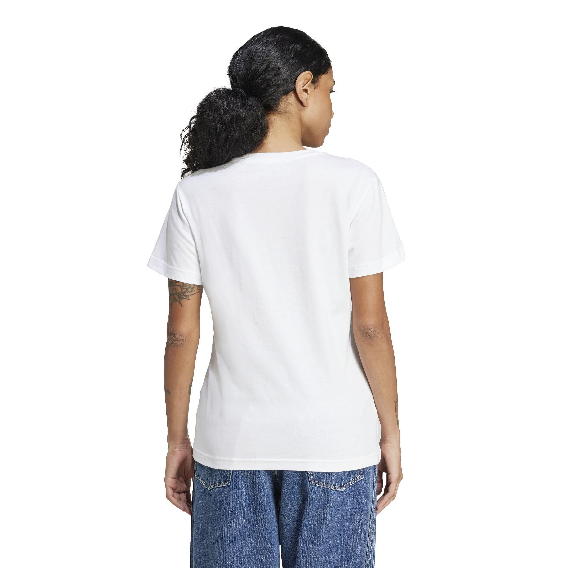 Wit - adidas - Spain Euro Winners T-Shirt Womens - 3