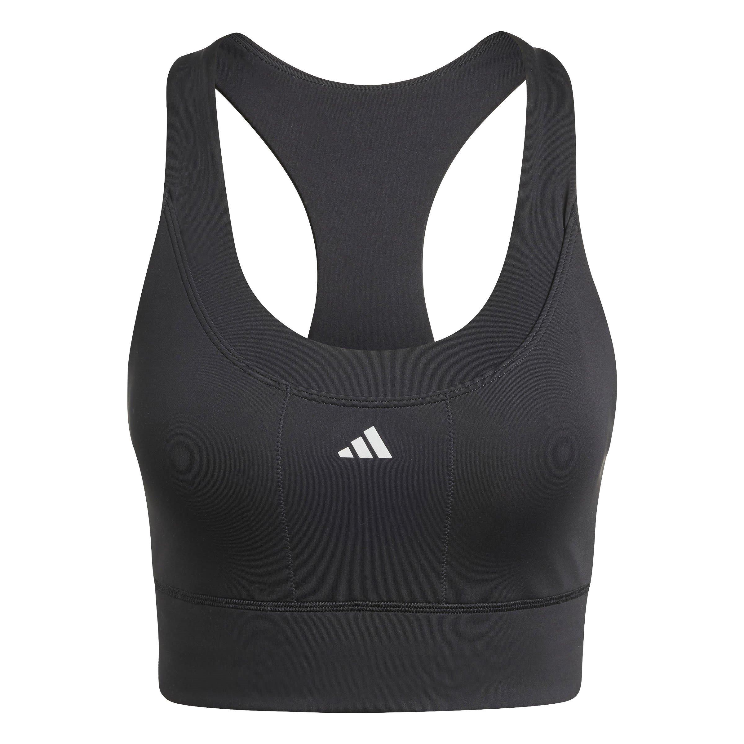 Black - adidas - Women's Run Pocket Low Impact Sports Bra - 1