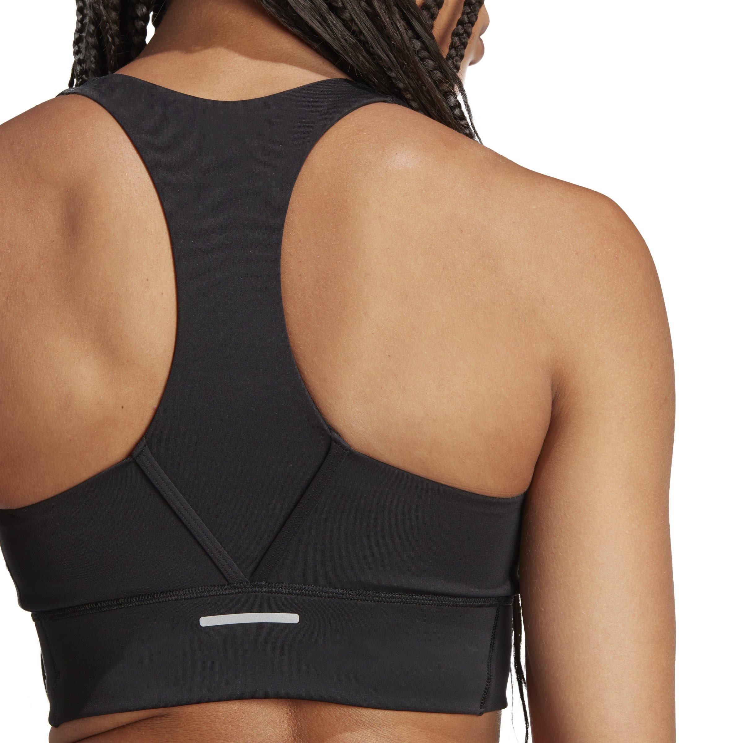 Black - adidas - Run Pocket Low Impact Sports Bra - 6