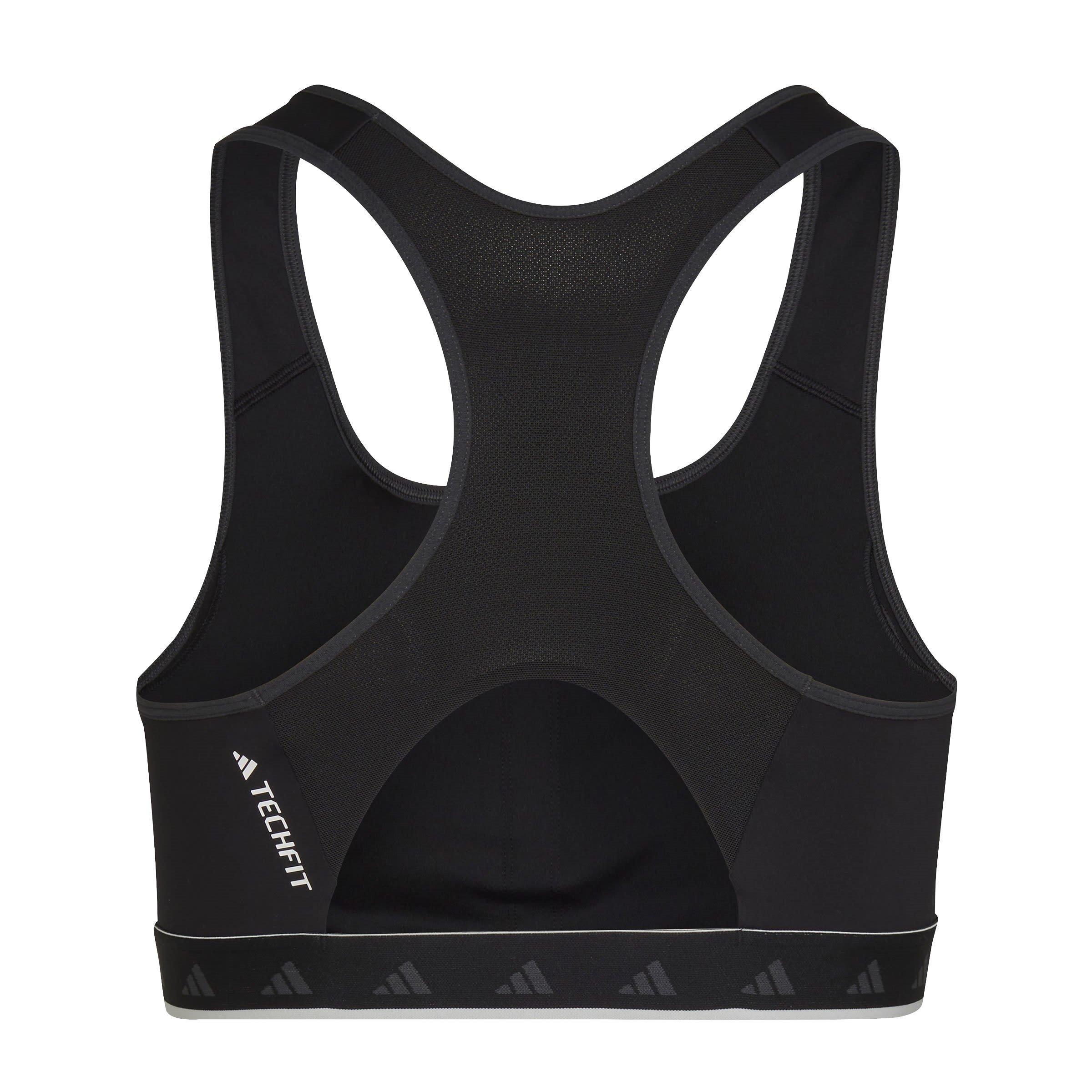 Black - adidas Originals - Women's Medium Impact Sports Bra - 2