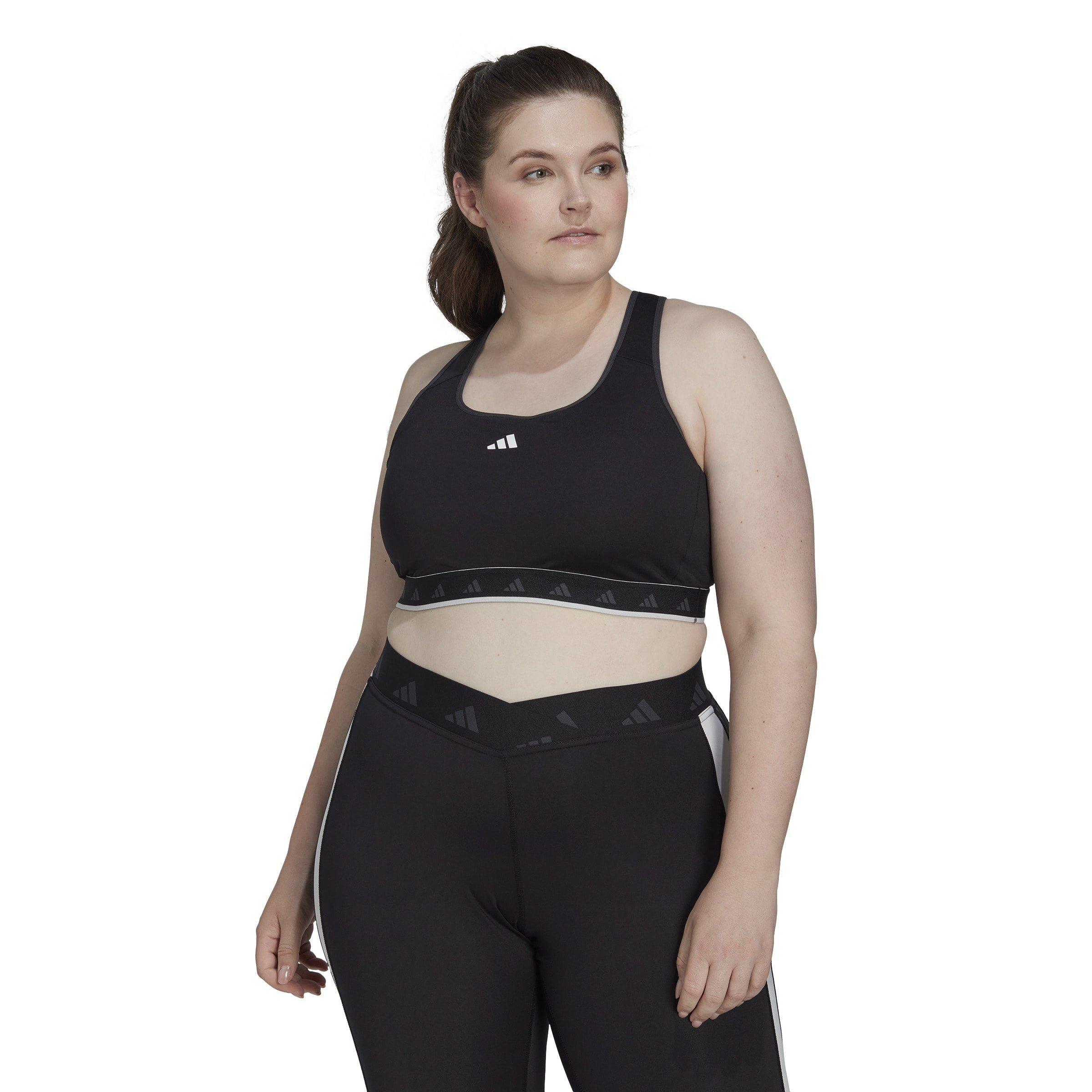 Black - adidas Originals - Women's Medium Impact Sports Bra - 3
