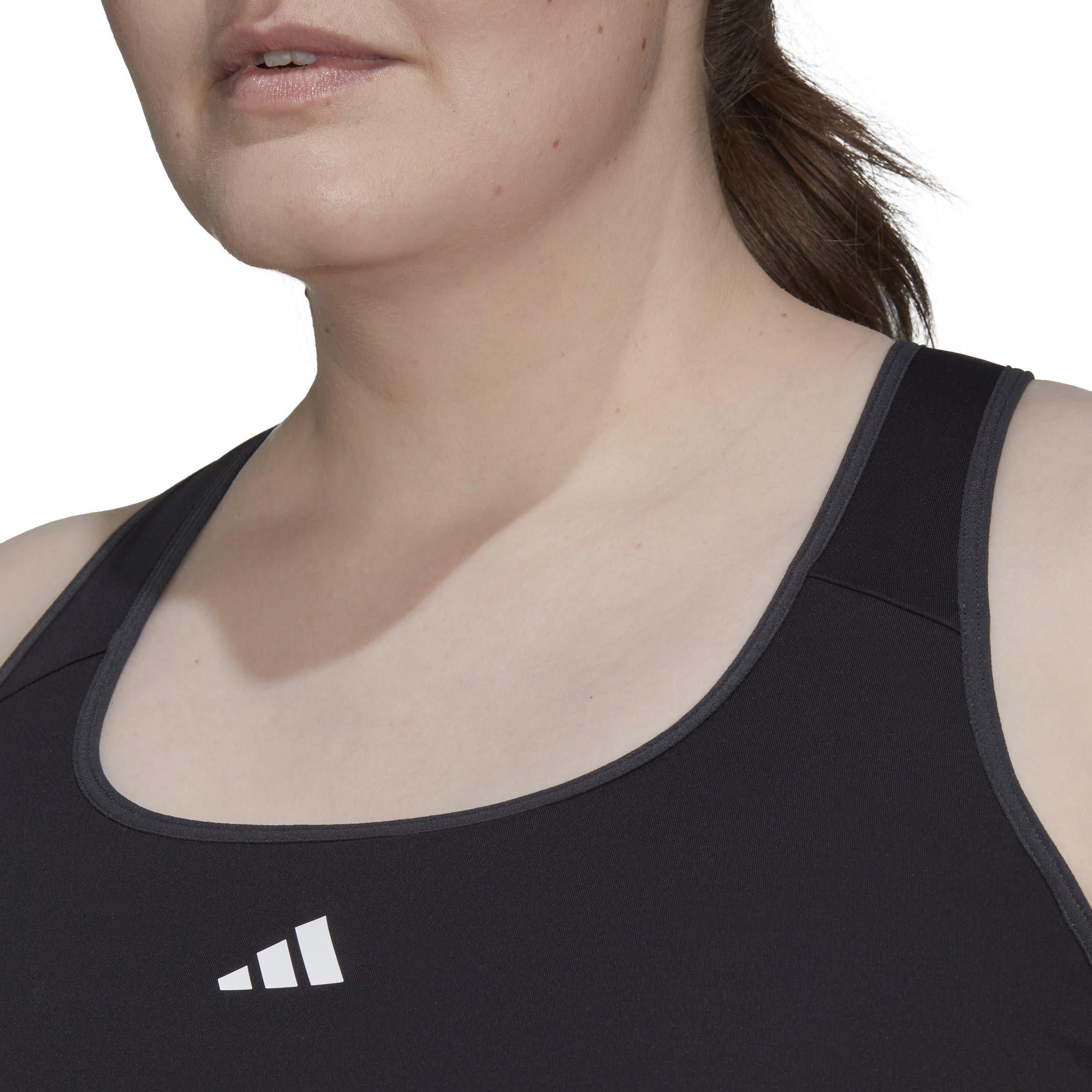Black - adidas Originals - Women's Medium Impact Sports Bra - 6