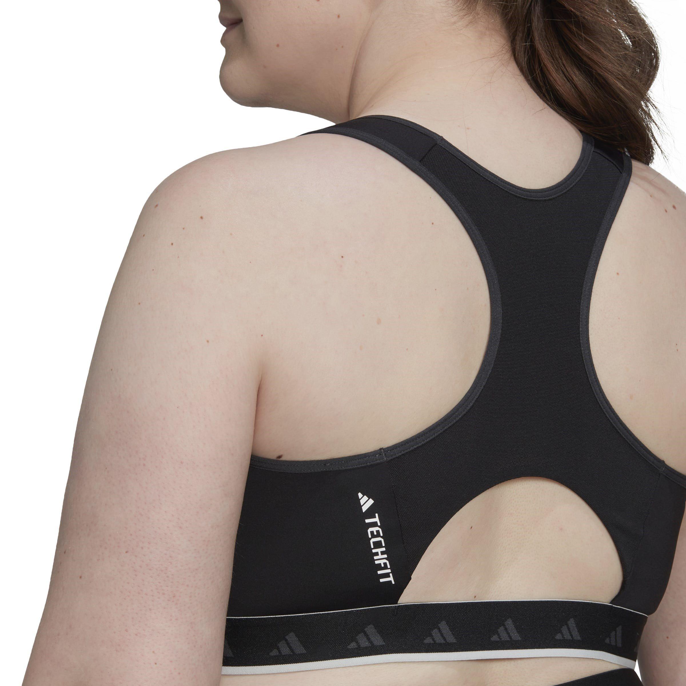 Black - adidas Originals - Women's Medium Impact Sports Bra - 7