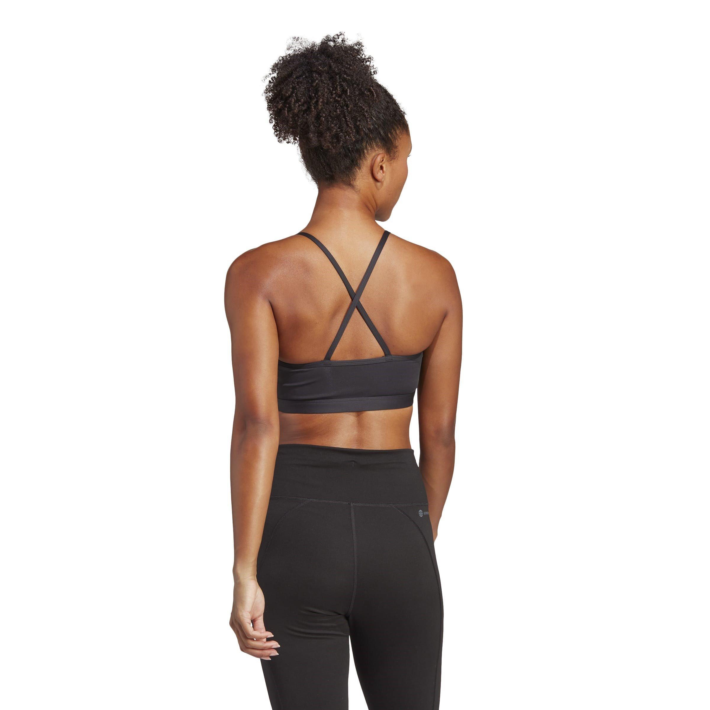 Nero - adidas - AEROREADY Sports Bra Womens. - 4