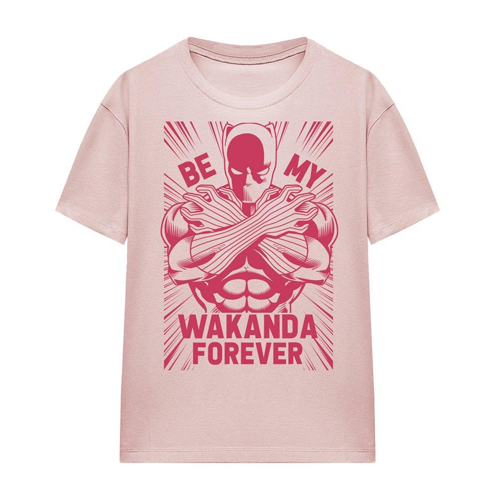 Rose - Marvel - Black Panther Be My Wakanda Forever T-Shirt Powde - 4