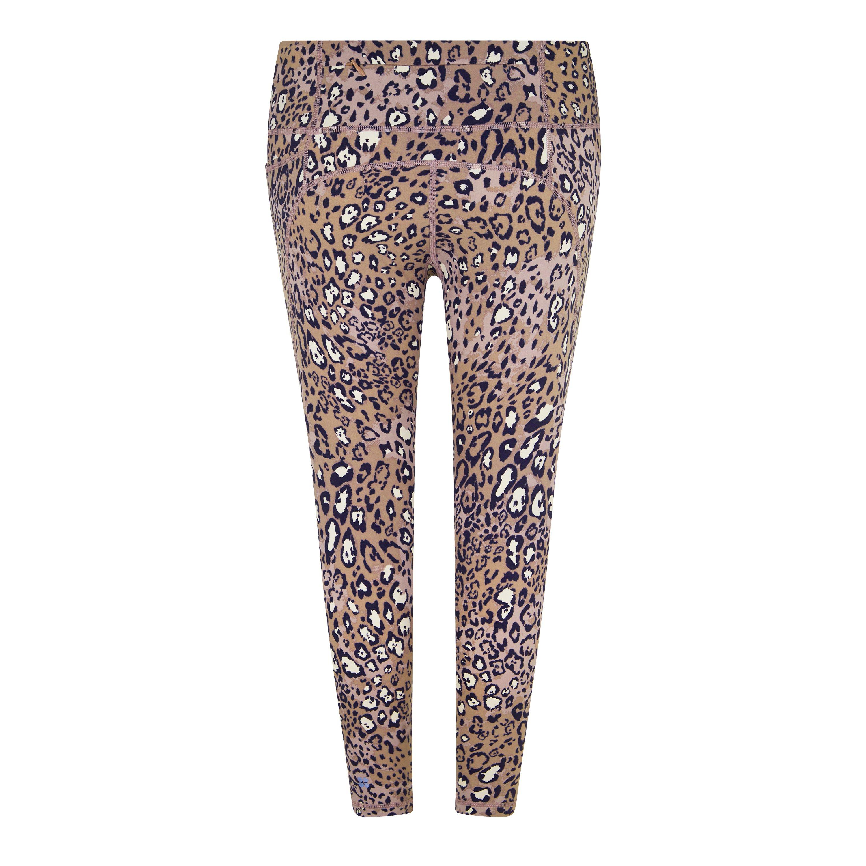 Leopard Print - Sweaty Betty - Women's Power 7/8 Leggings - 6