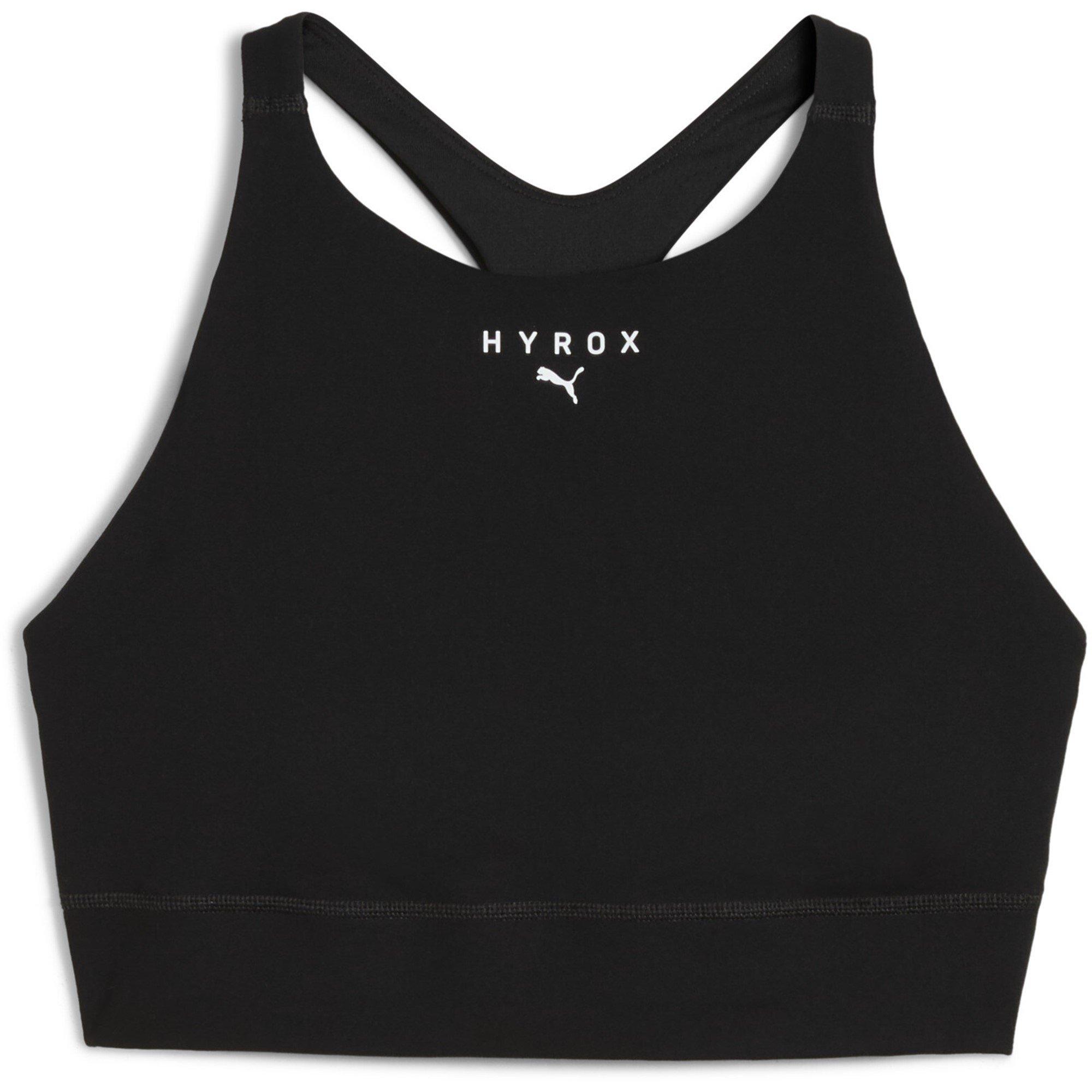 Black - Puma - Womens Puma Hyrox Shapeluxe High Bra - 1