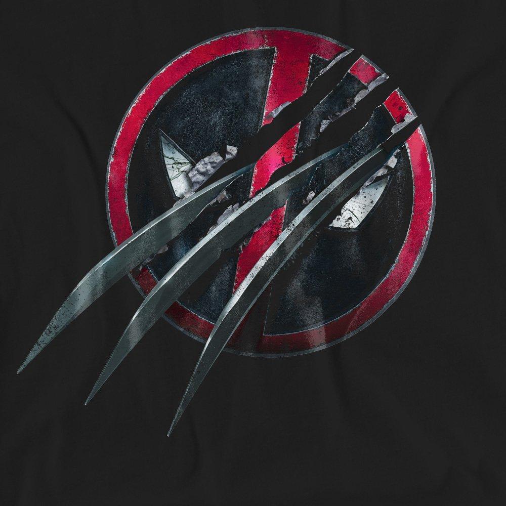 Black - Marvel - Deadpool Wolverine Wolverine Claws Deadpool T-Shir - 2