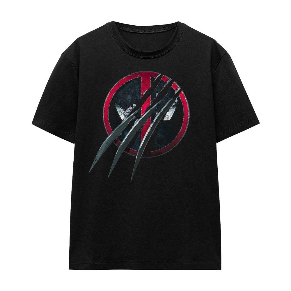 Black - Marvel - Deadpool Wolverine Wolverine Claws Deadpool T-Shir - 4