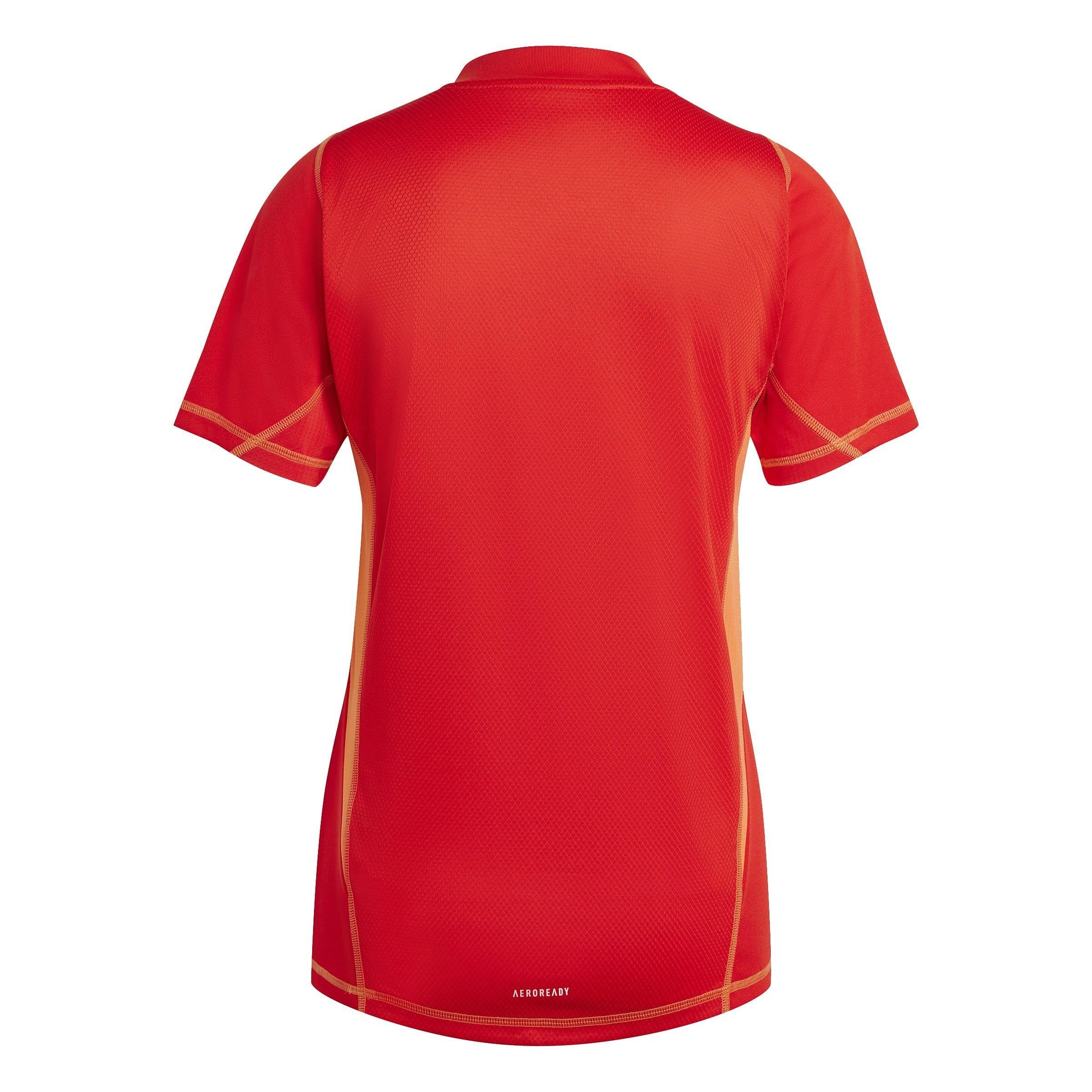 Red - adidas - Short-Sleeve Performance T-Shirt - 2