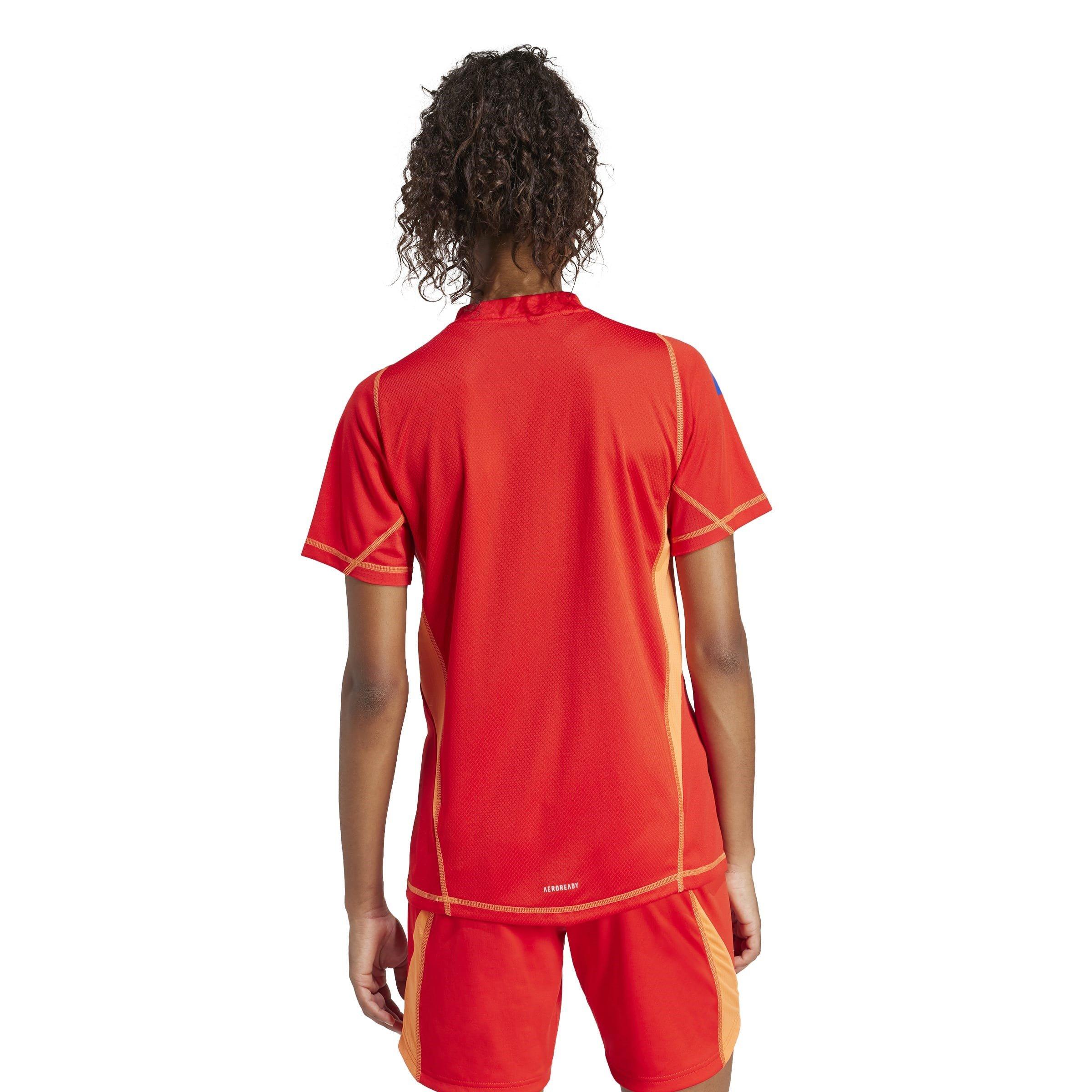 Red - adidas - Short-Sleeve Performance T-Shirt - 4
