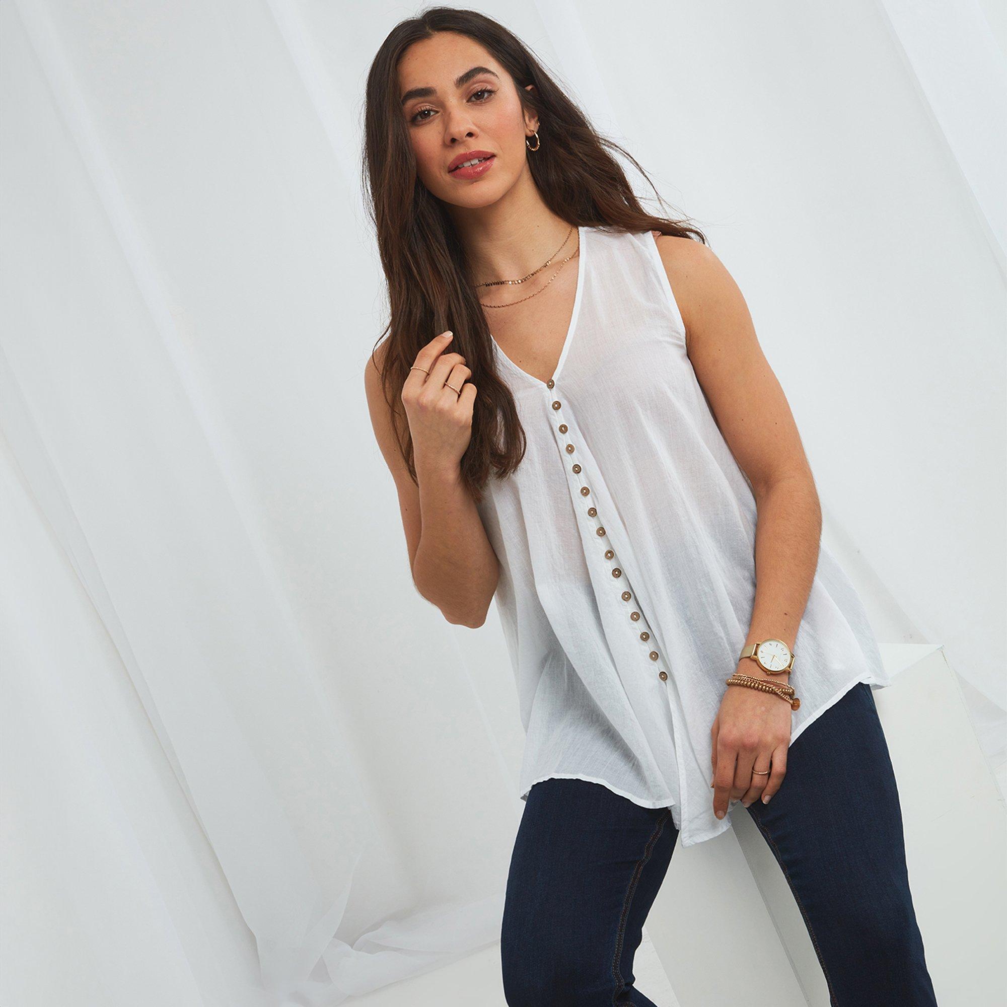 White - Joe Browns - Studio Joe Browns Blouse Womens - 1
