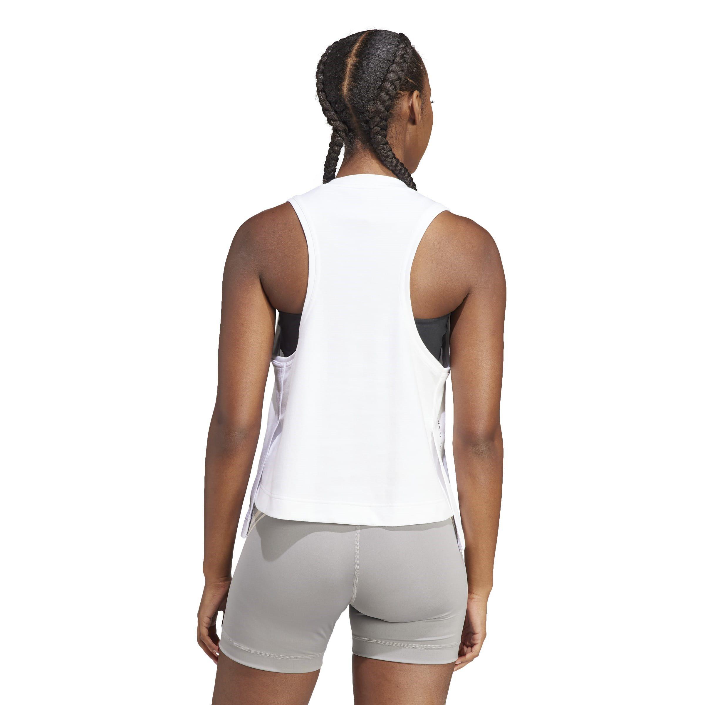 white - adidas by Stella McCartney - Women's Performance Gym Vest - 2