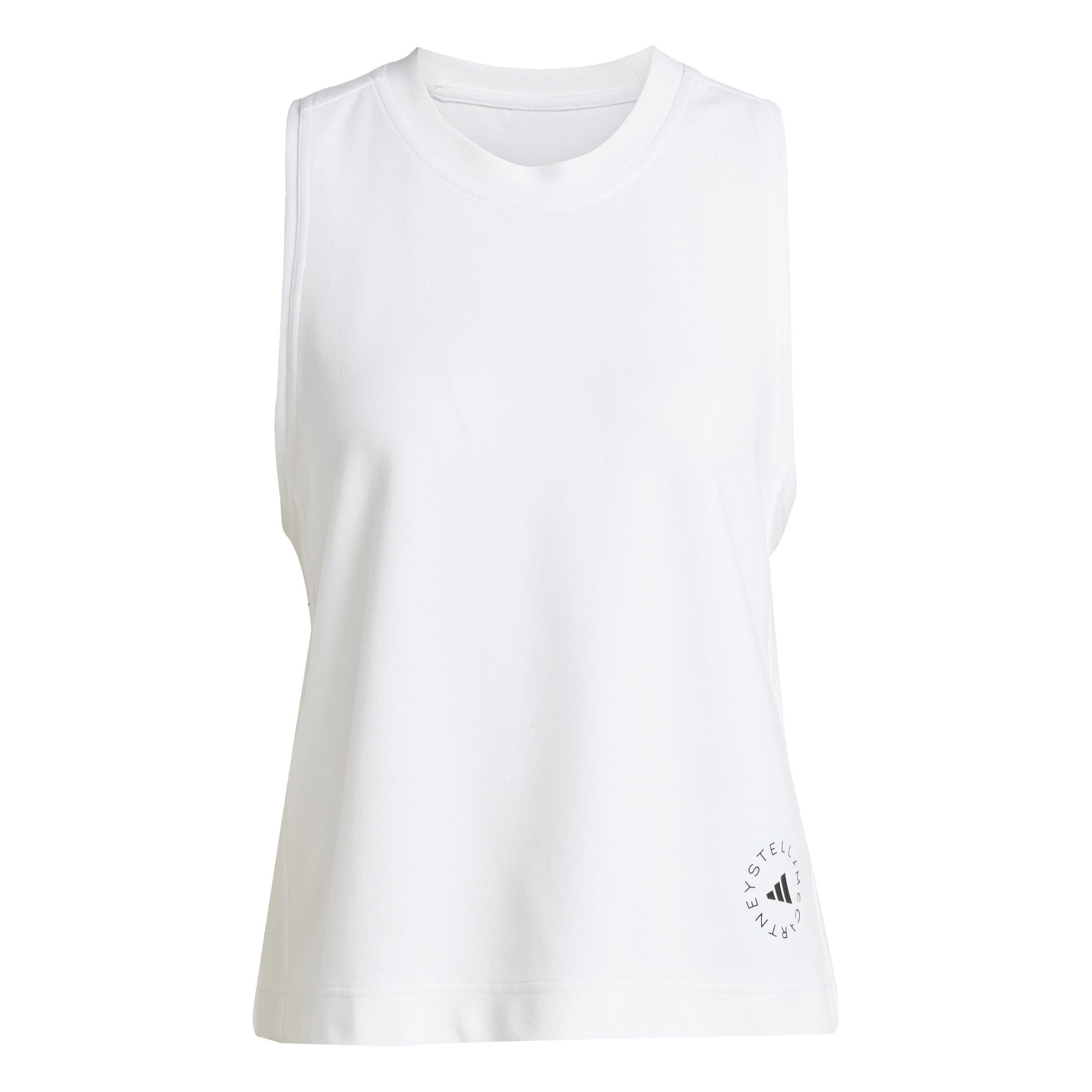 white - adidas by Stella McCartney - Women's Performance Gym Vest - 7