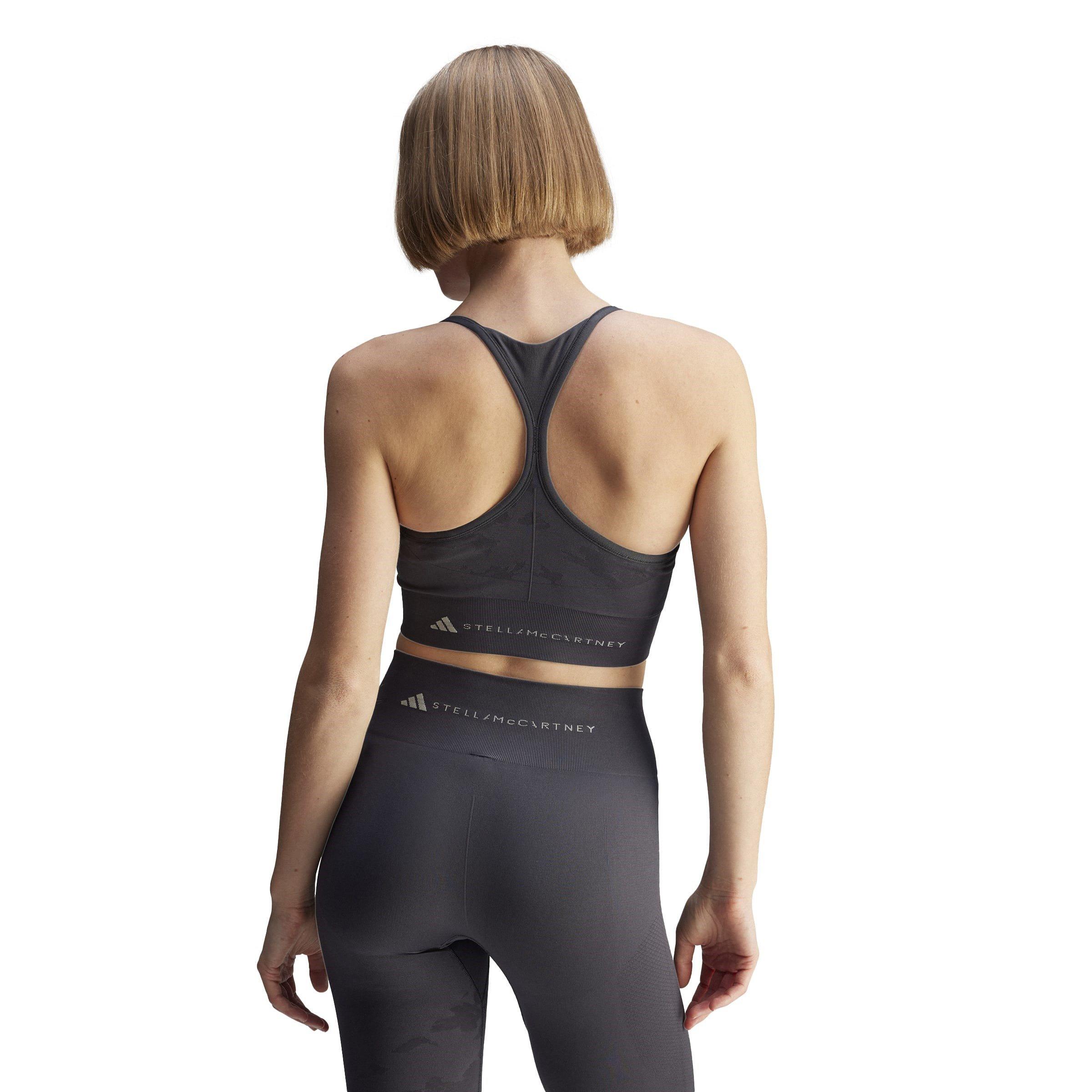 carbon - adidas by Stella McCartney - Truestrength Seamless Yoga Bra - 2