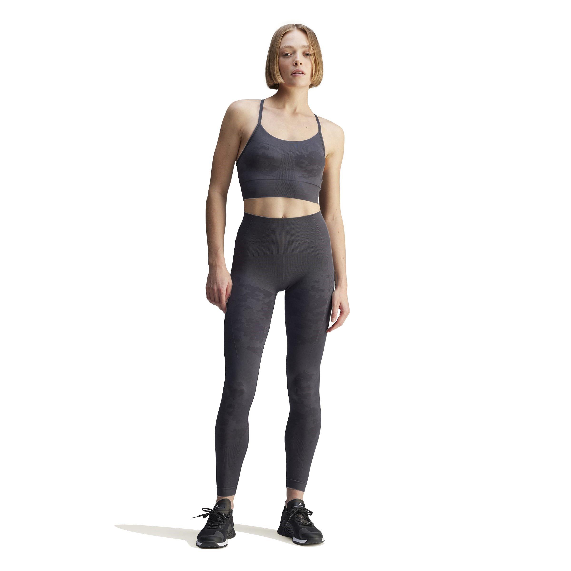 carbon - adidas by Stella McCartney - Truestrength Seamless Yoga Bra - 3