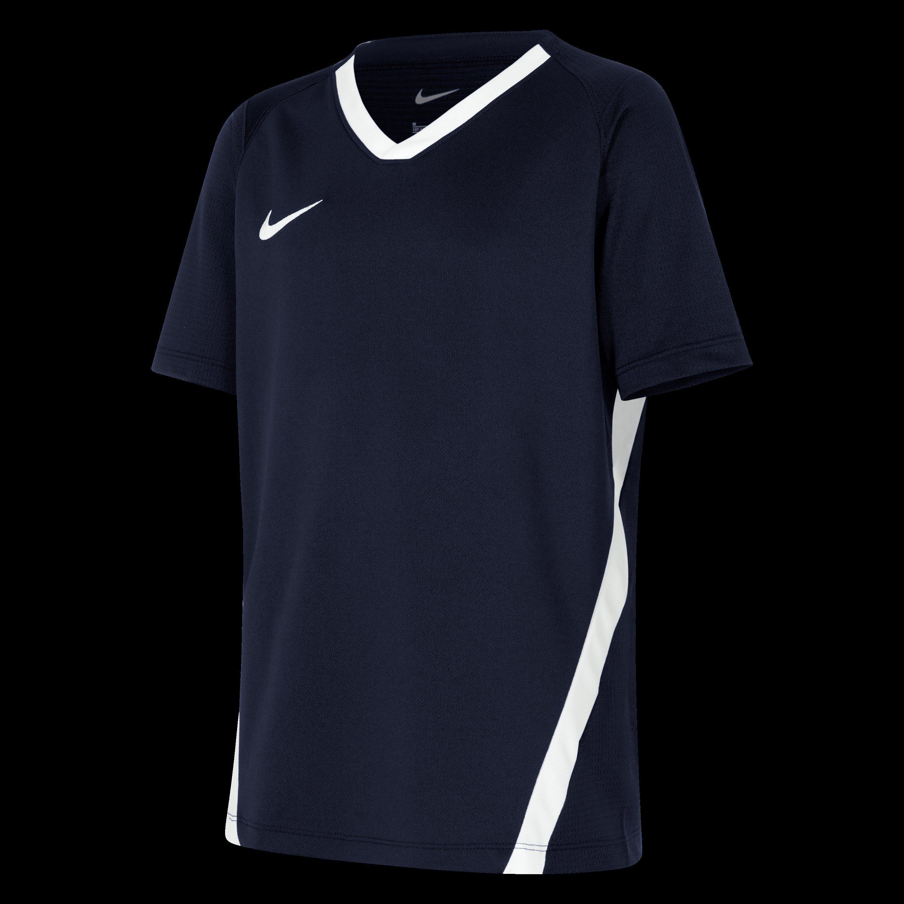 Nike  Kids ' Short Sleeve Performance T-Shirt - Obsidian/White - 11-12 (L)