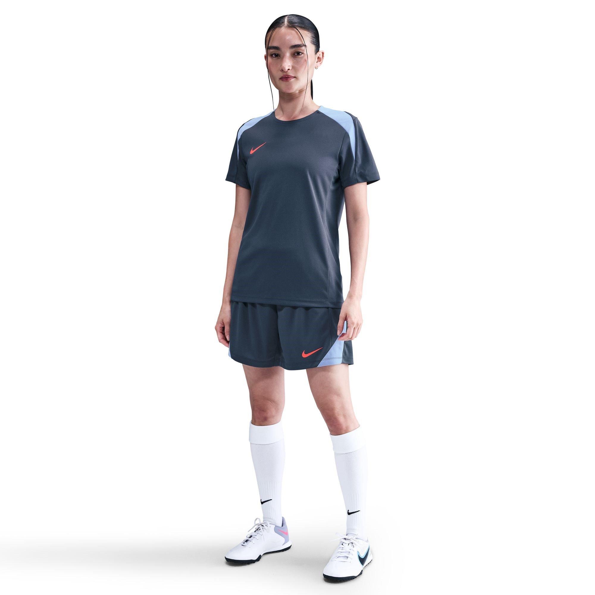 Blue/Grey - Nike - Strike Shorts Womens - 3