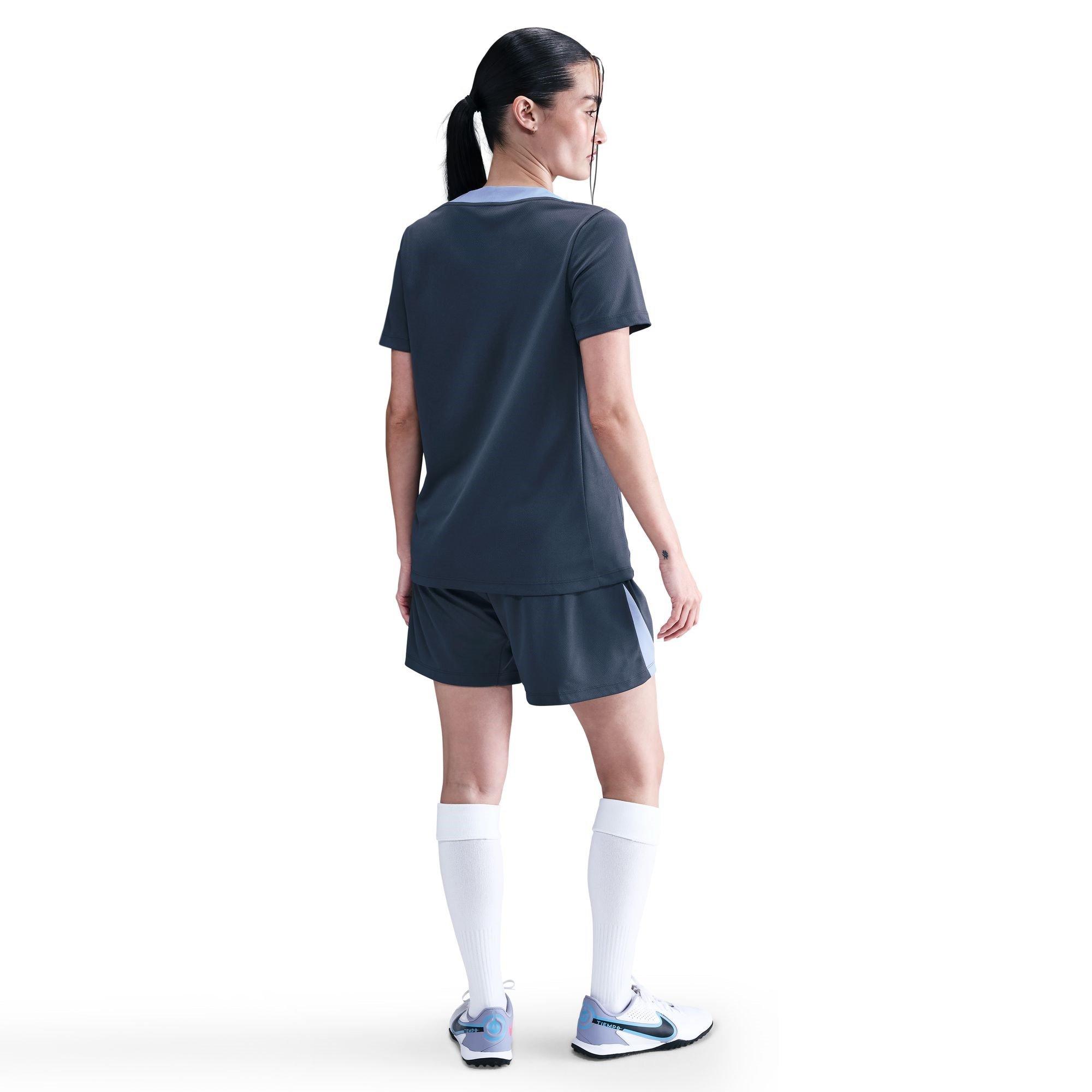 Blue/Grey - Nike - Strike Shorts Womens - 4