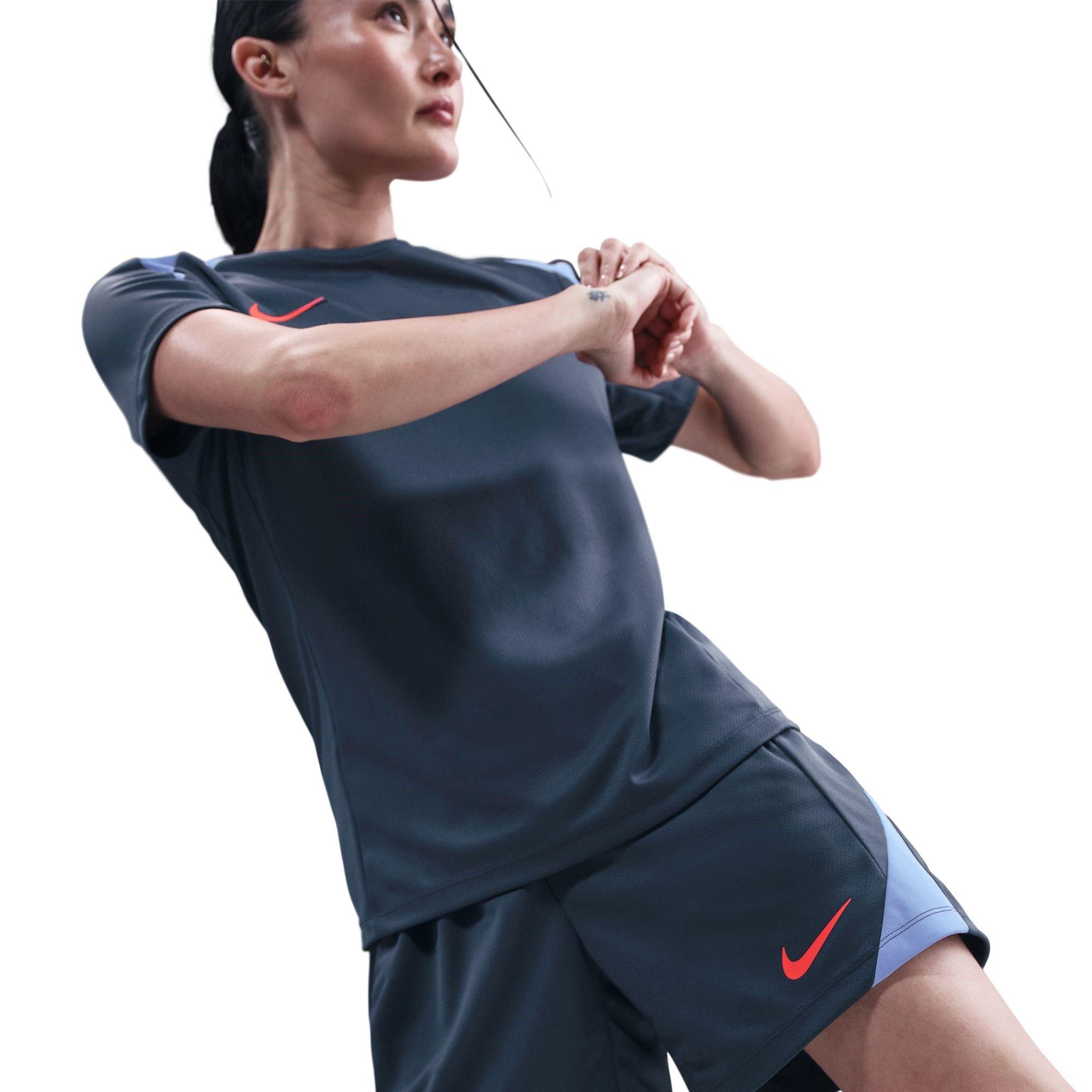 Blue/Grey - Nike - Strike Shorts Womens - 5