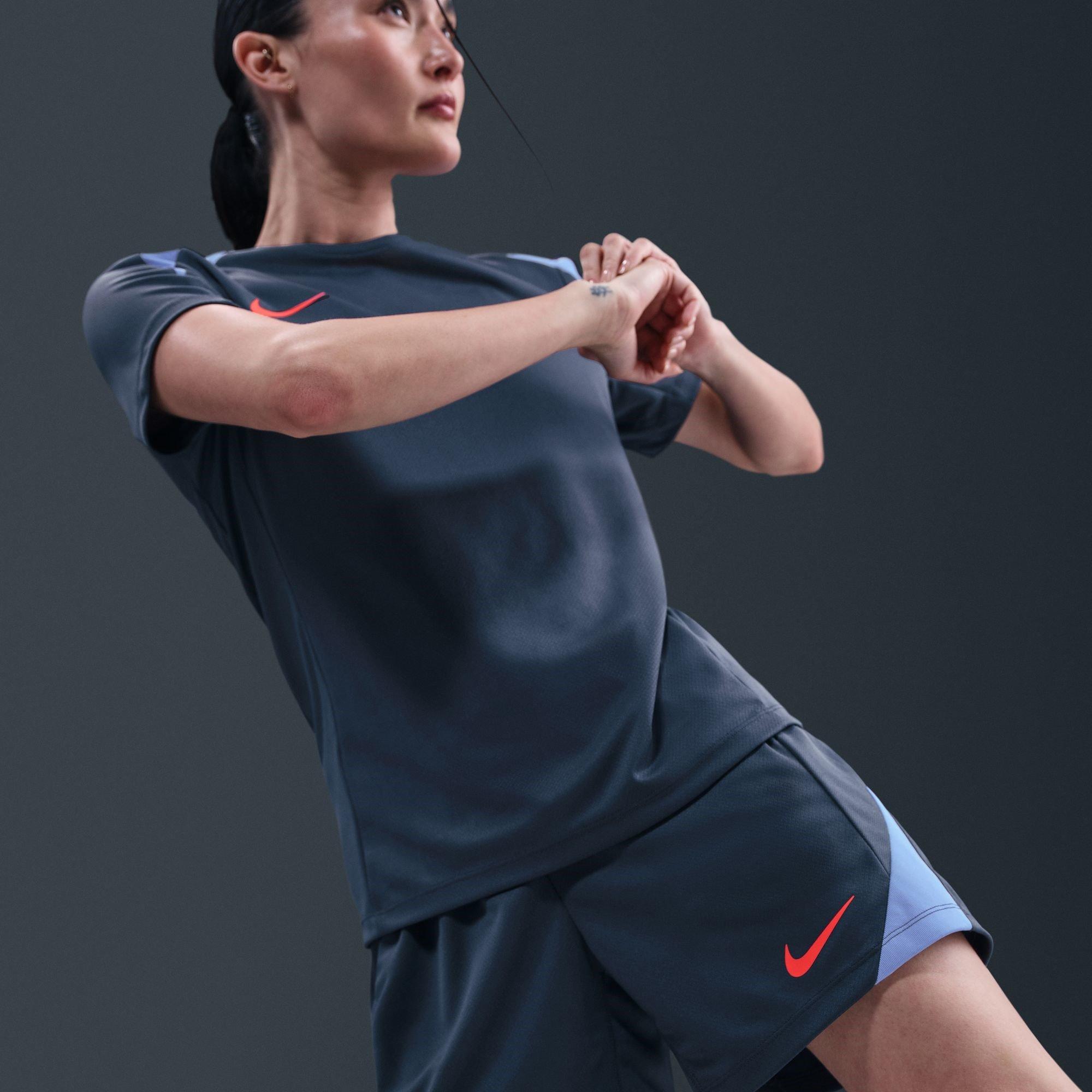 Blue/Grey - Nike - Strike Shorts Womens - 10