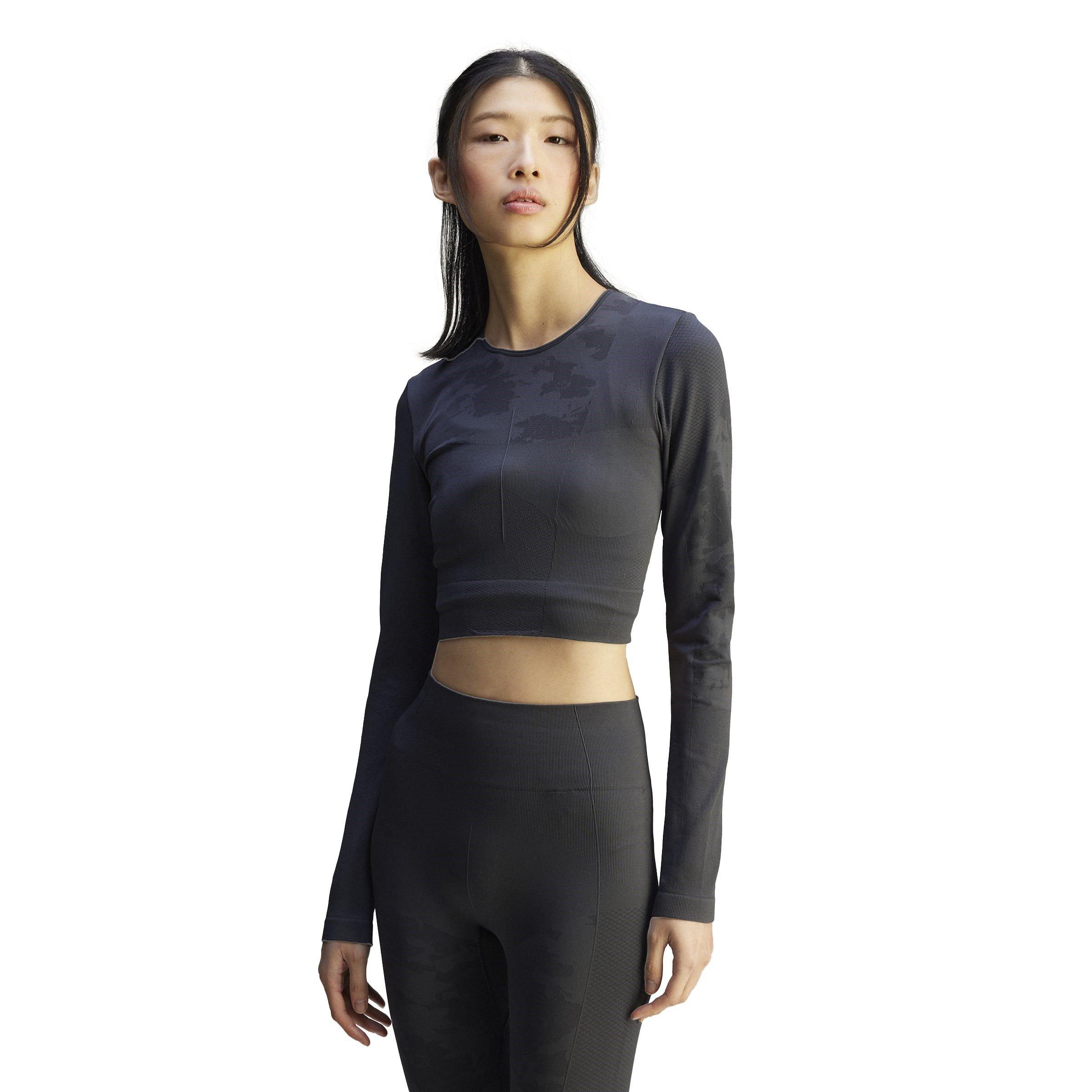 carbon - adidas by Stella McCartney - Adidas Truestrength Seamless Long Sleeve Yoga Top Womens - 2