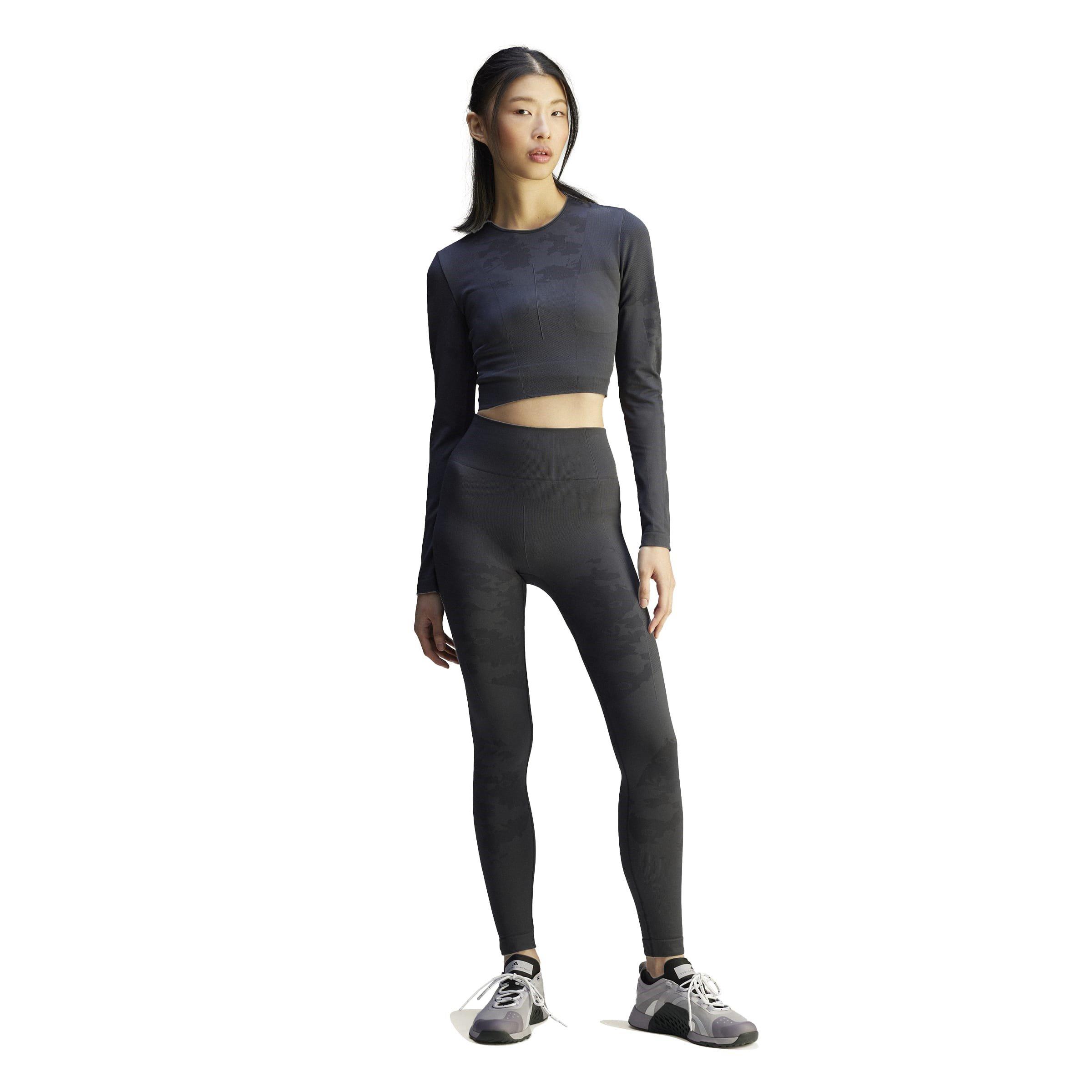 carbon - adidas by Stella McCartney - Adidas Truestrength Seamless Long Sleeve Yoga Top Womens - 4