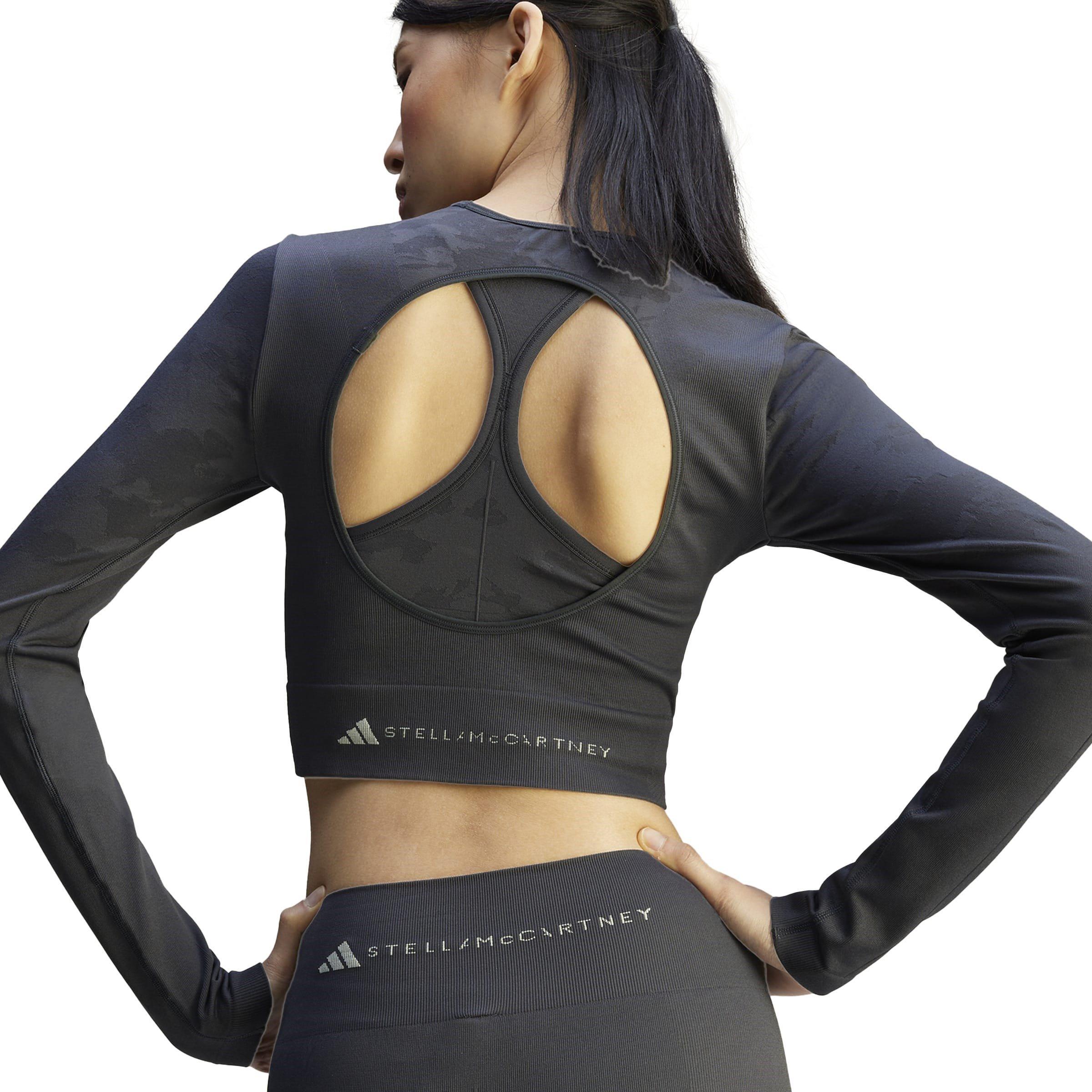 carbon - adidas by Stella McCartney - Adidas Truestrength Seamless Long Sleeve Yoga Top Womens - 5