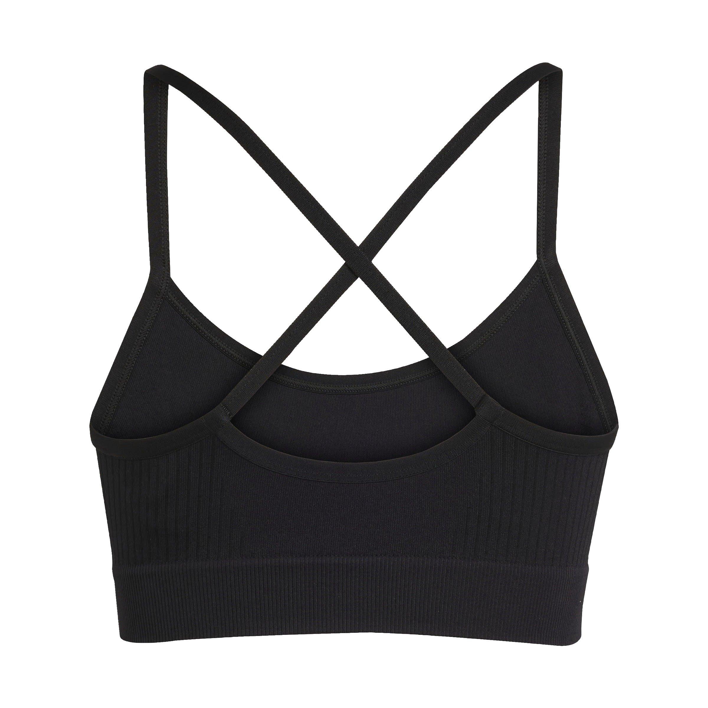 Black - adidas - Sleeveless Low Impact Sports Bra - 2
