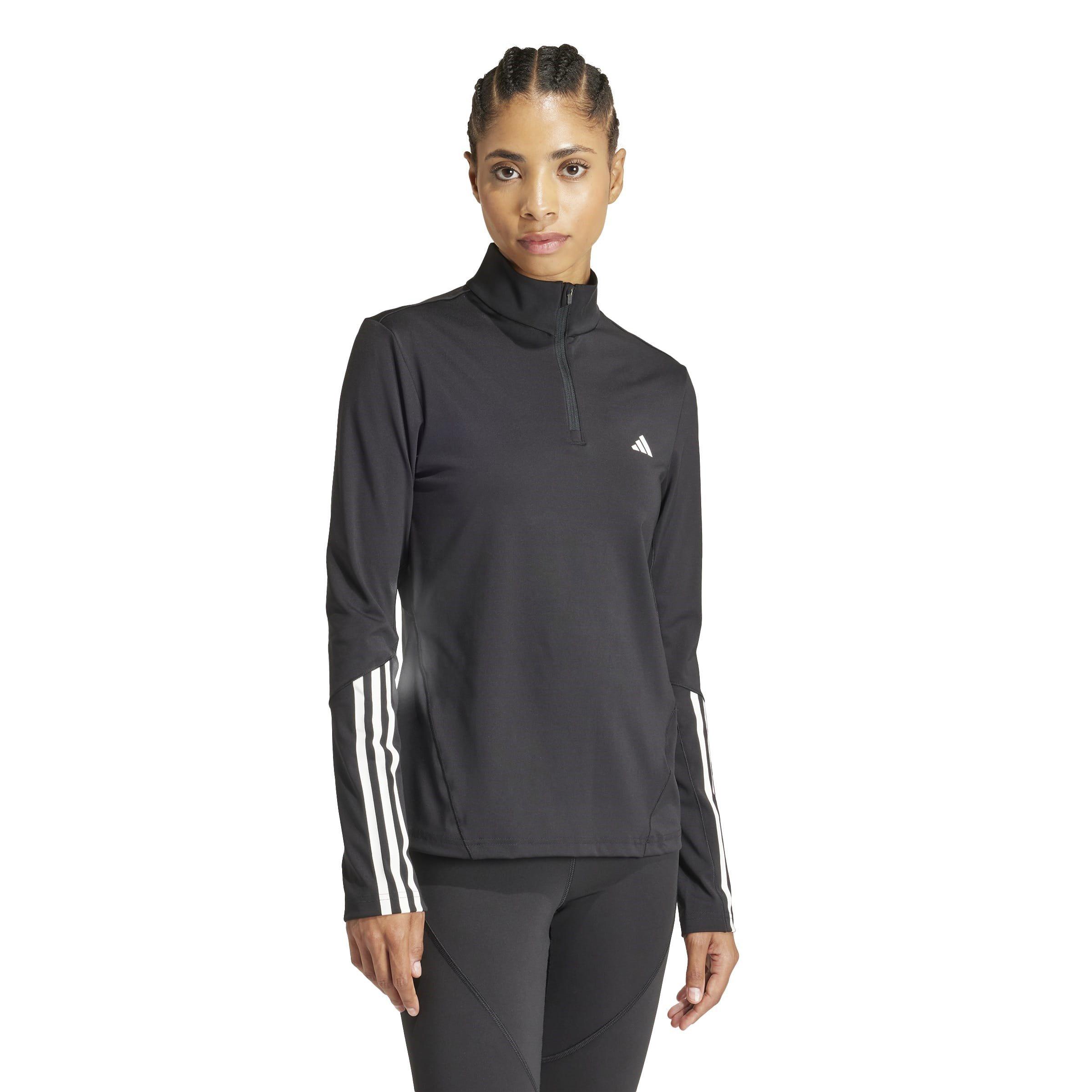 Black - adidas - Long-Sleeve Performance Gym Top - 2