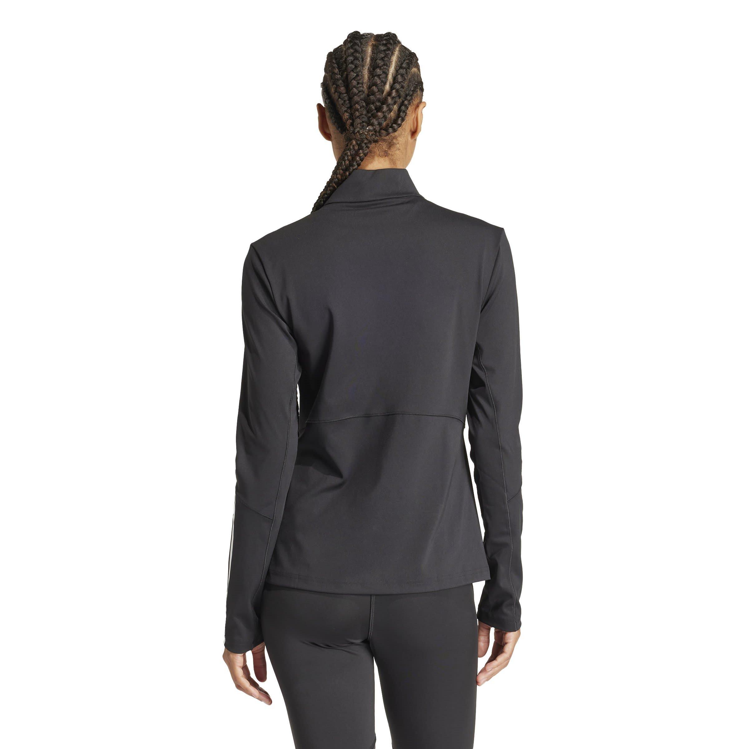 Black - adidas - Long-Sleeve Performance Gym Top - 3